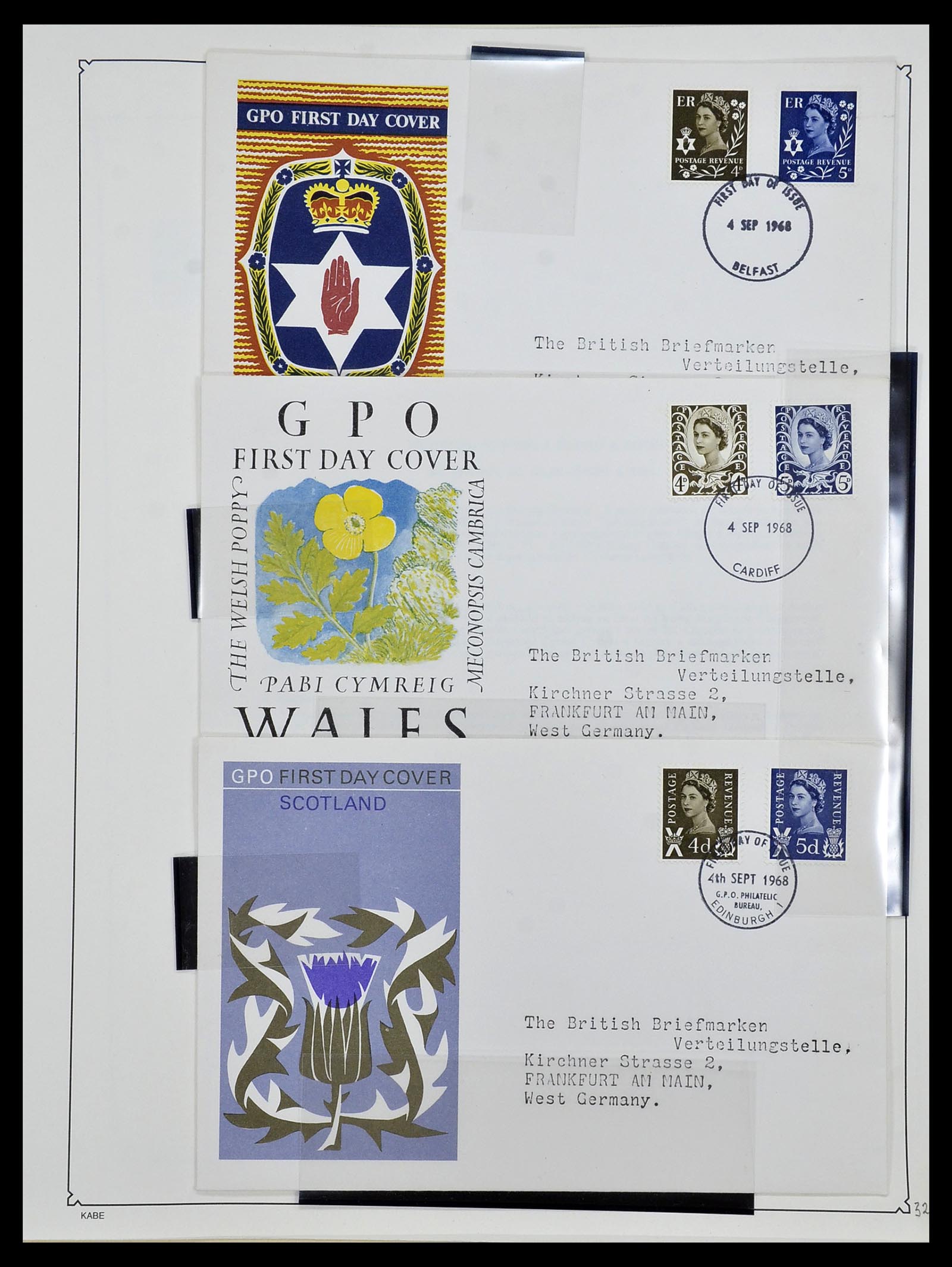 34221 043 - Stamp collection 34221 Great Britain Machins/castles 1971-2005.