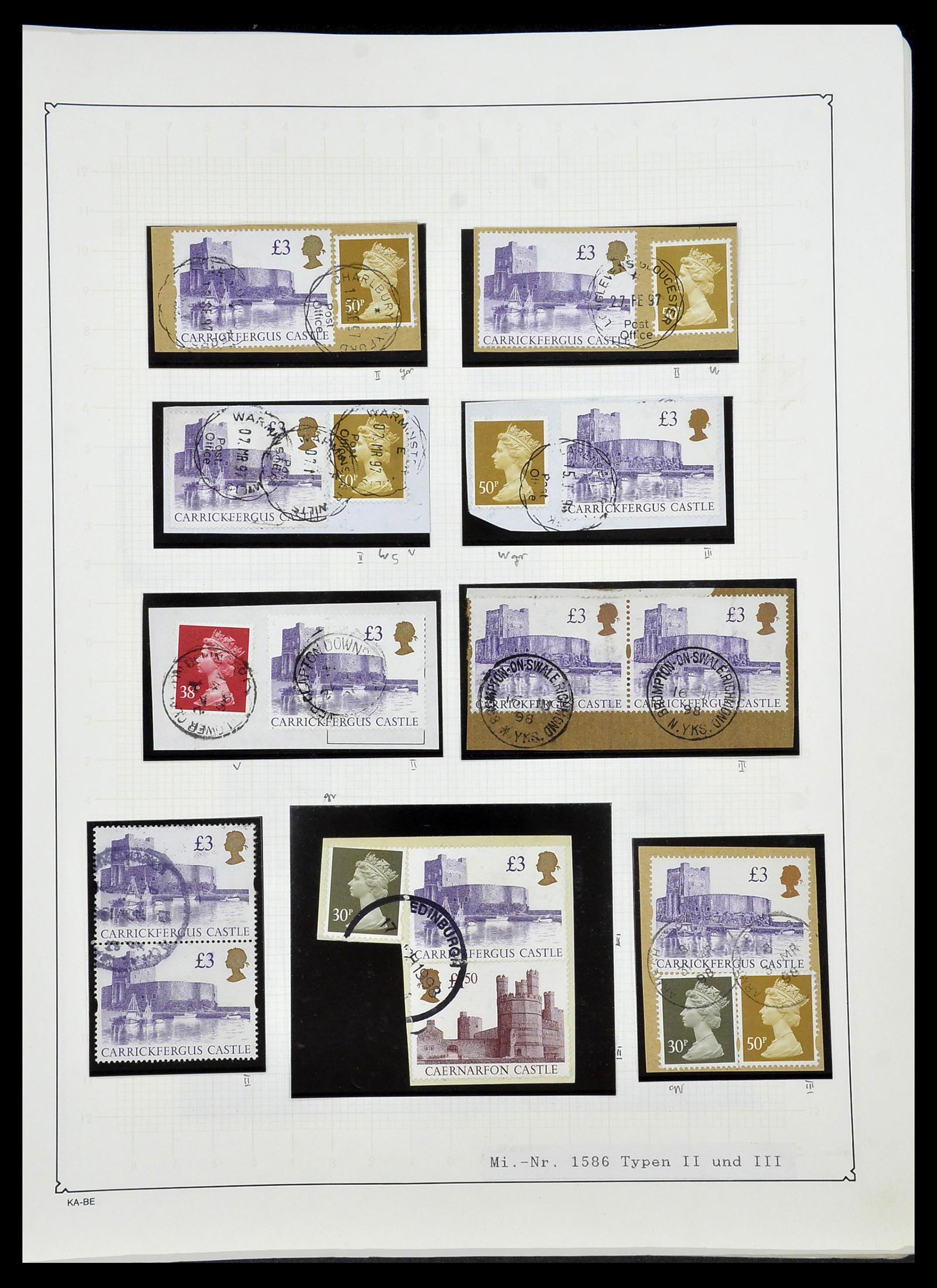 34221 171 - Stamp collection 34221 Great Britain Machins/castles 1971-2005.