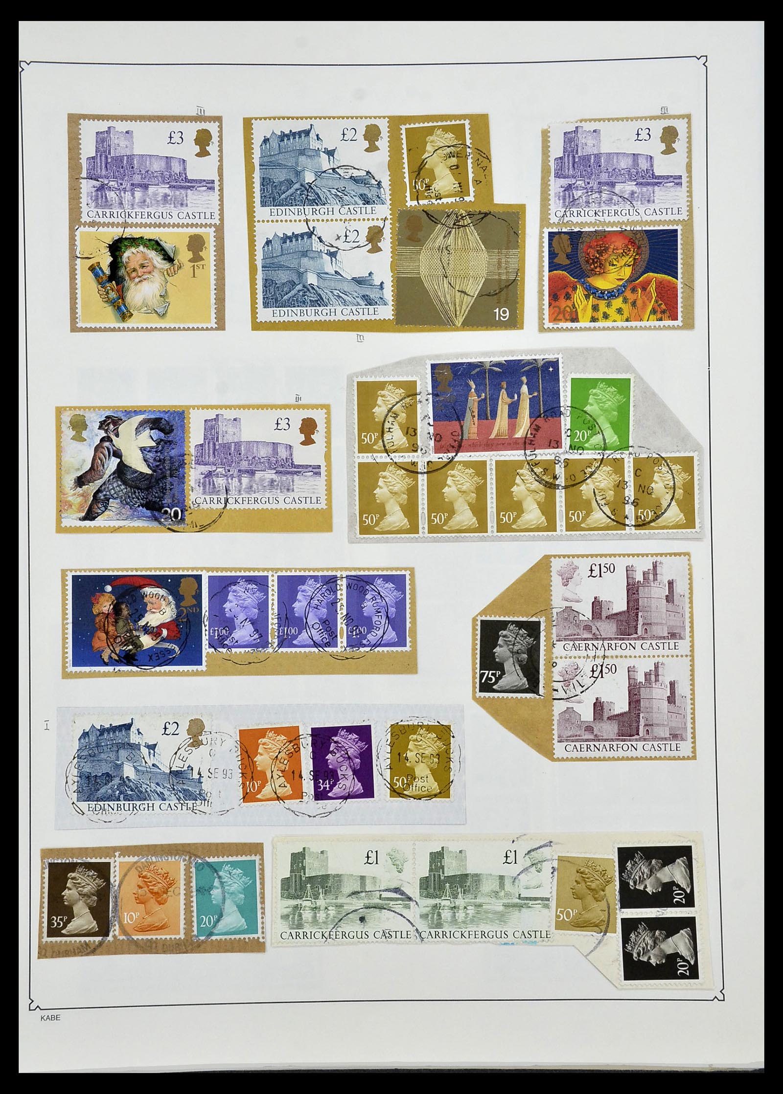 34221 176 - Stamp collection 34221 Great Britain Machins/castles 1971-2005.
