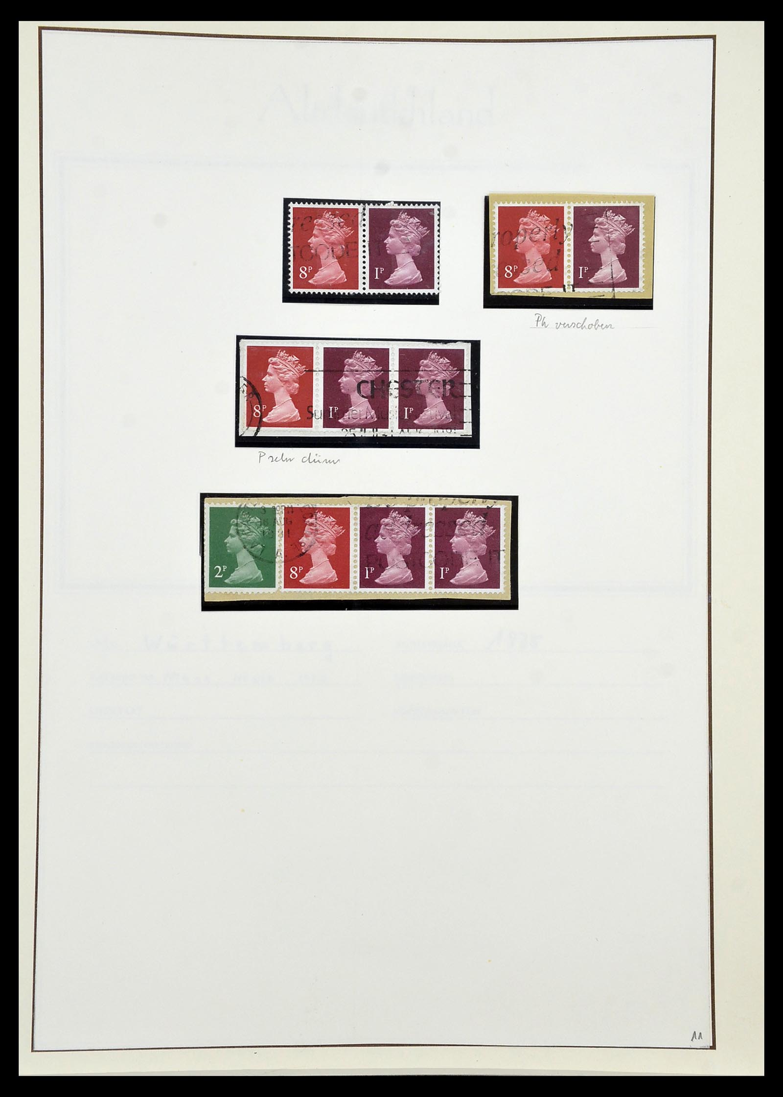 34221 188 - Stamp collection 34221 Great Britain Machins/castles 1971-2005.