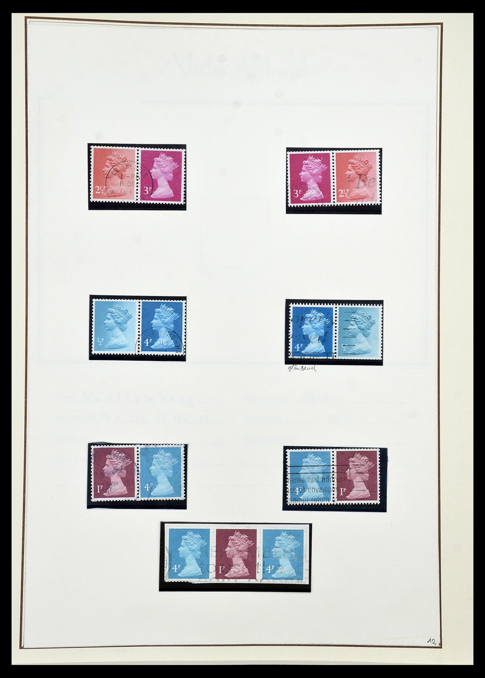 34221 189 - Stamp collection 34221 Great Britain Machins/castles 1971-2005.