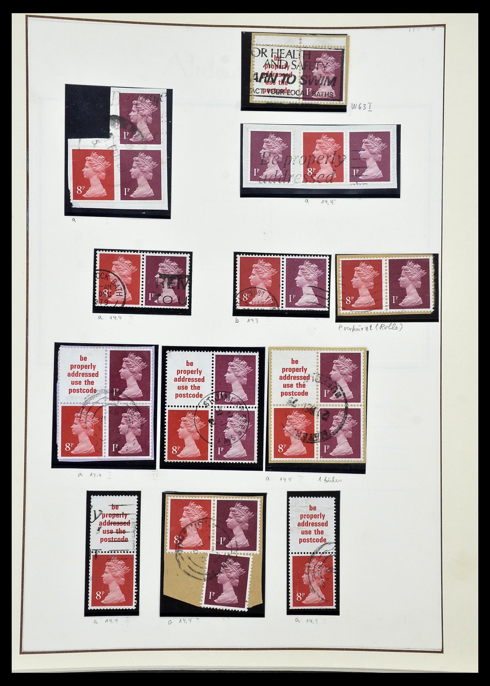 34221 198 - Stamp collection 34221 Great Britain Machins/castles 1971-2005.