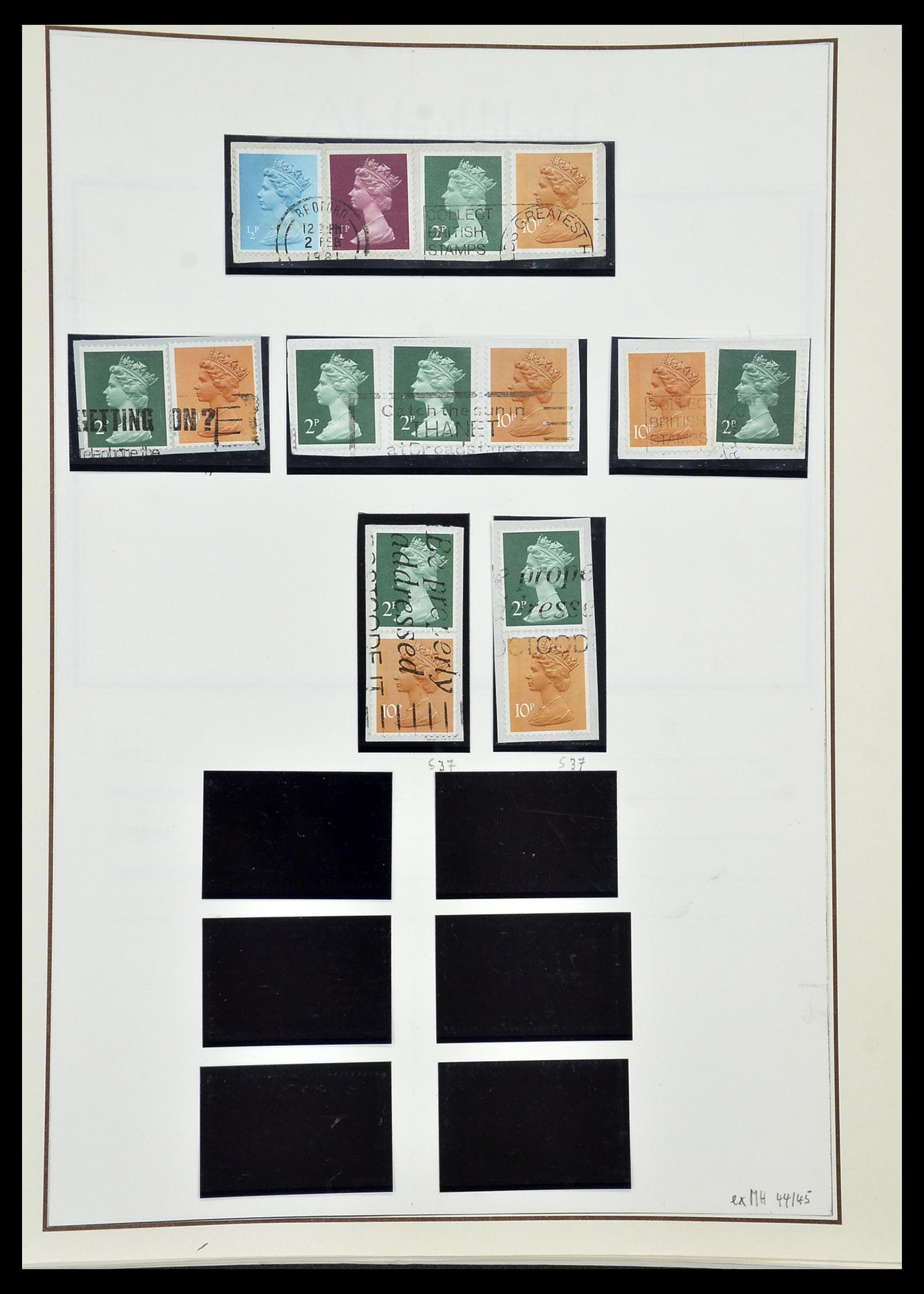 34221 199 - Stamp collection 34221 Great Britain Machins/castles 1971-2005.