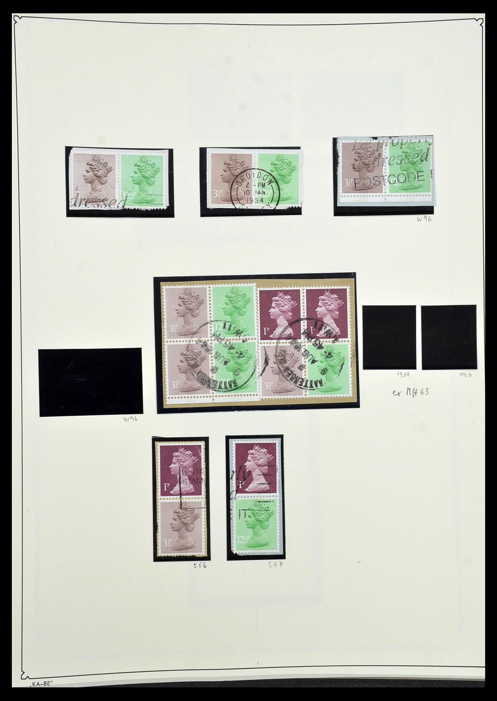34221 203 - Stamp collection 34221 Great Britain Machins/castles 1971-2005.