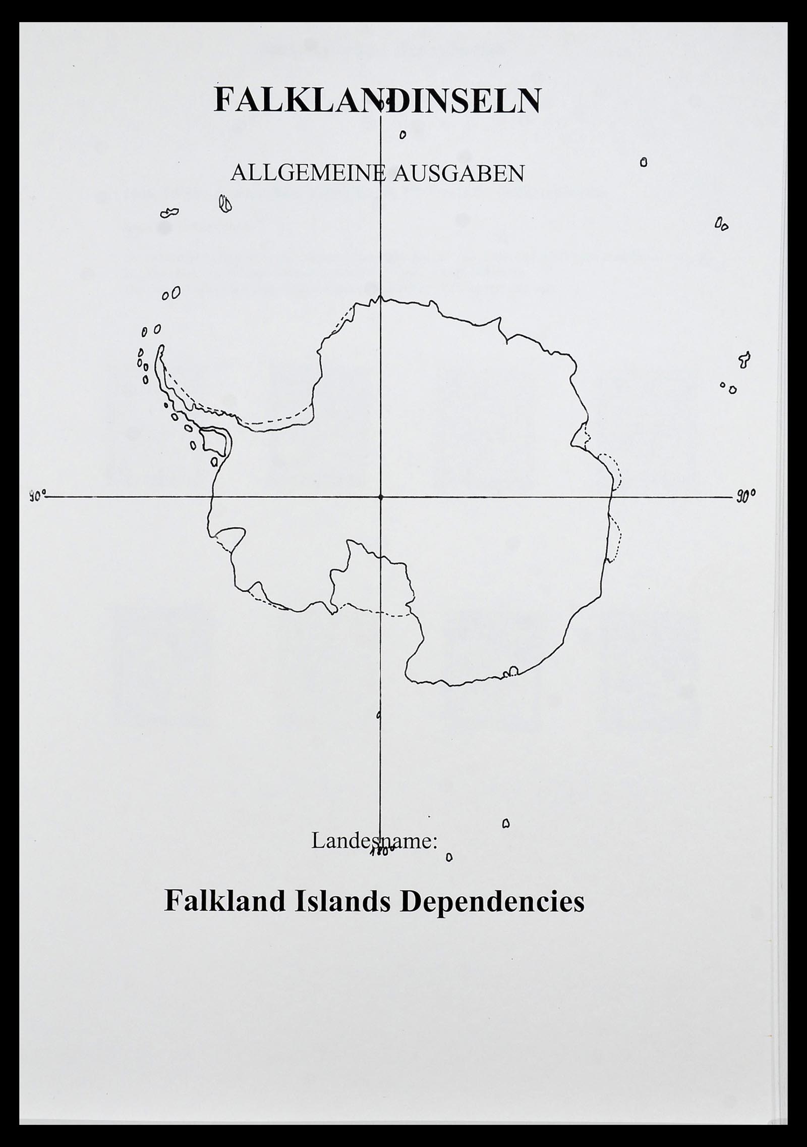 34222 005 - Postzegelverzameling 34222 Falkland Dependencies 1891-1987.