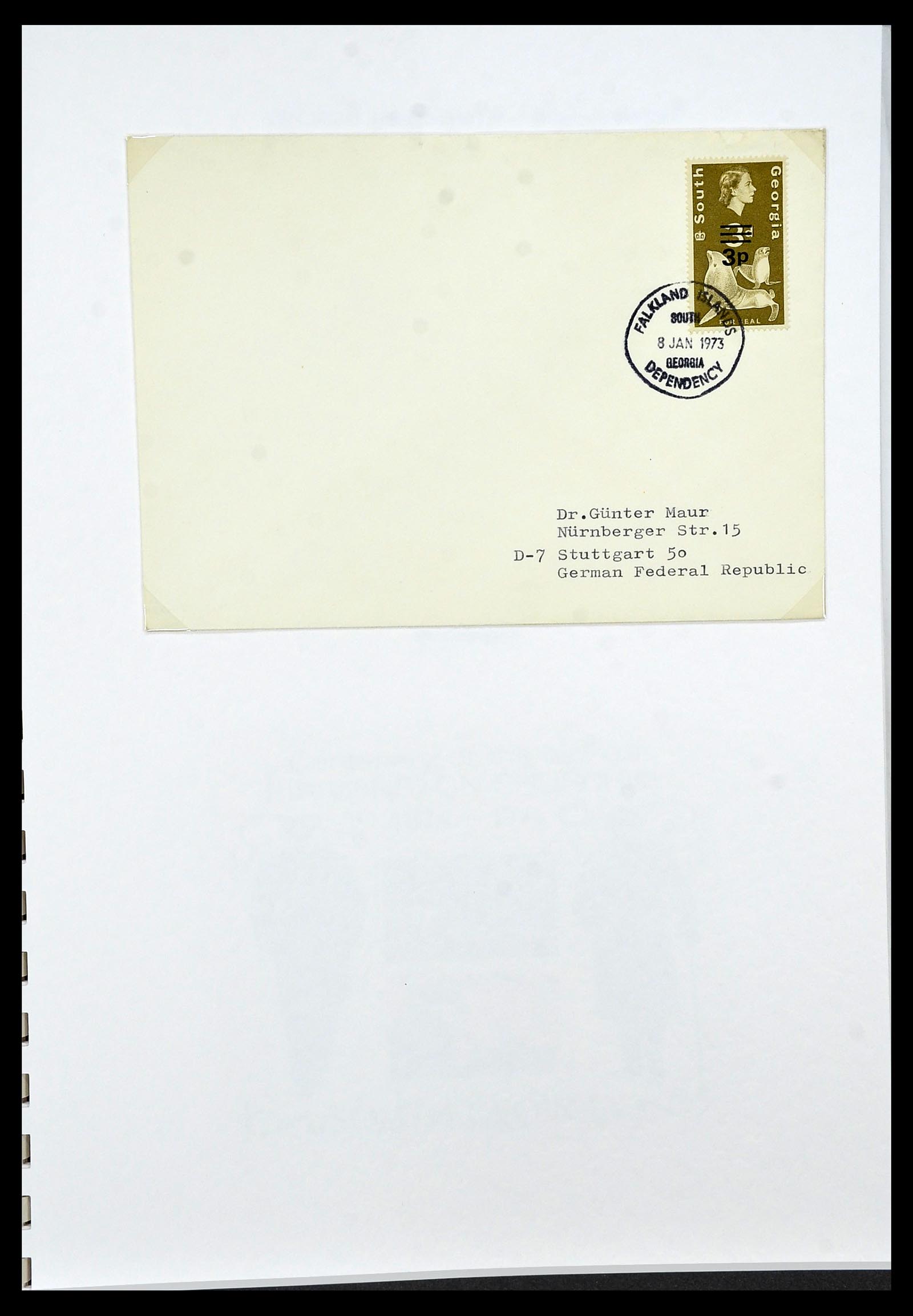 34222 027 - Postzegelverzameling 34222 Falkland Dependencies 1891-1987.