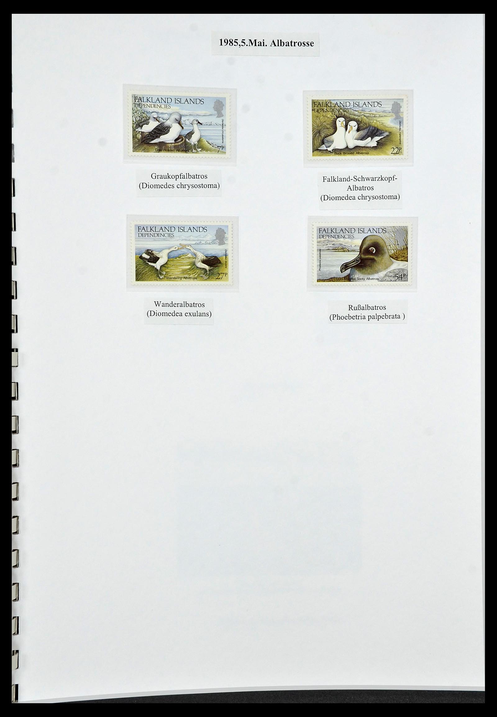 34222 054 - Stamp collection 34222 Falkland Dependencies 1891-1987.