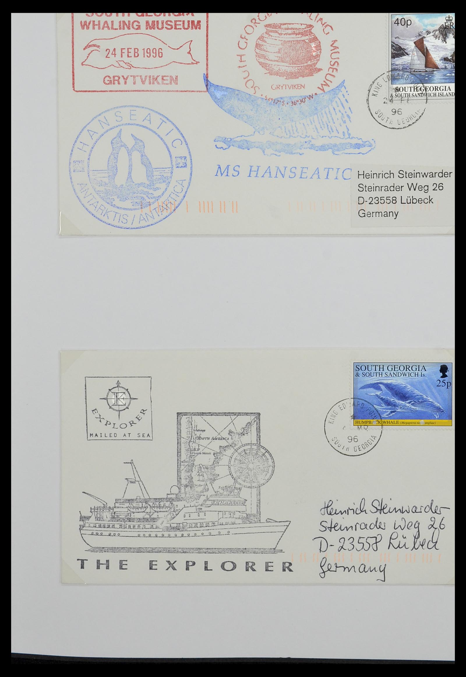 34222 063 - Stamp collection 34222 Falkland Dependencies 1891-1987.