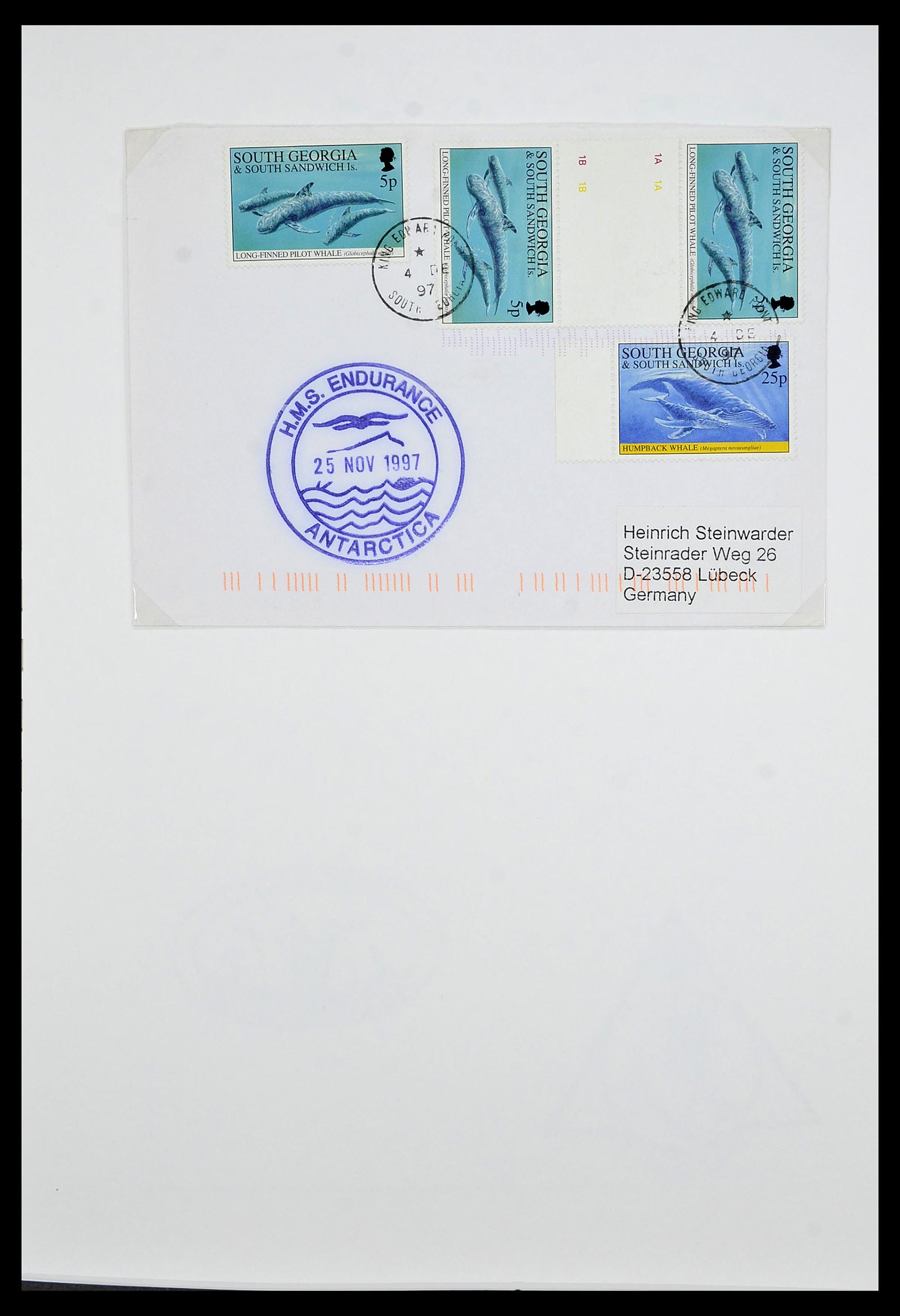 34222 071 - Stamp collection 34222 Falkland Dependencies 1891-1987.