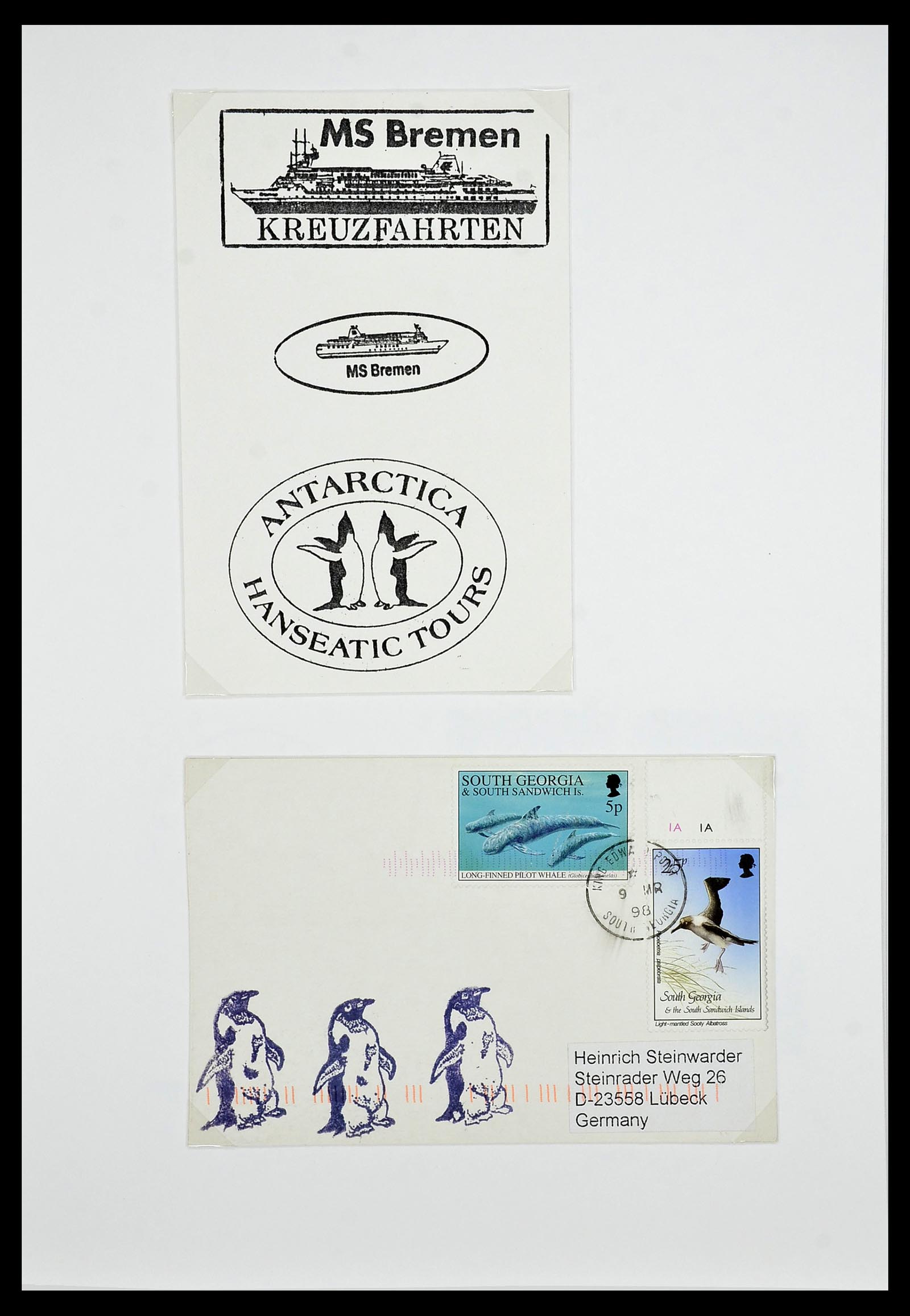 34222 077 - Stamp collection 34222 Falkland Dependencies 1891-1987.