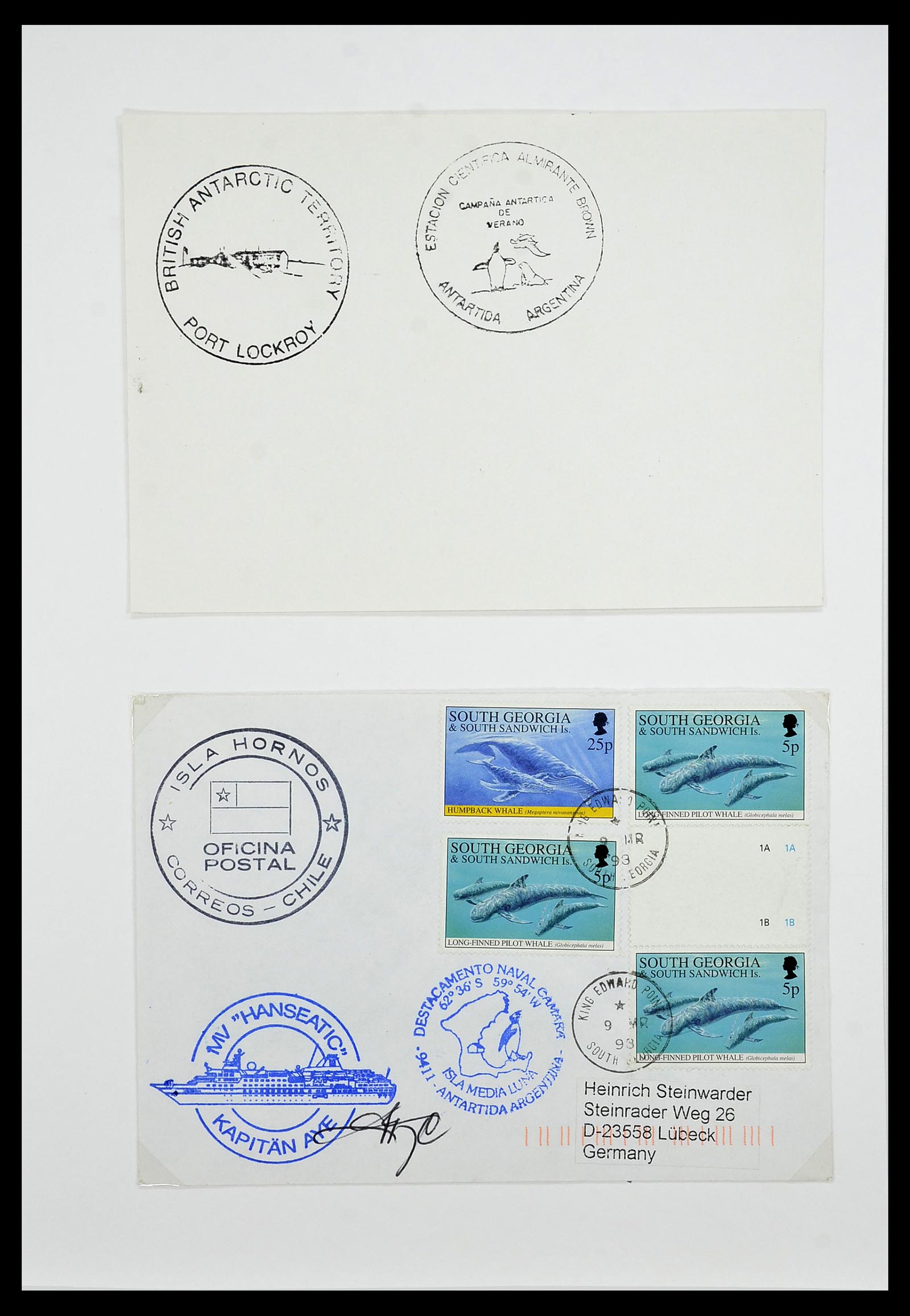 34222 078 - Stamp collection 34222 Falkland Dependencies 1891-1987.