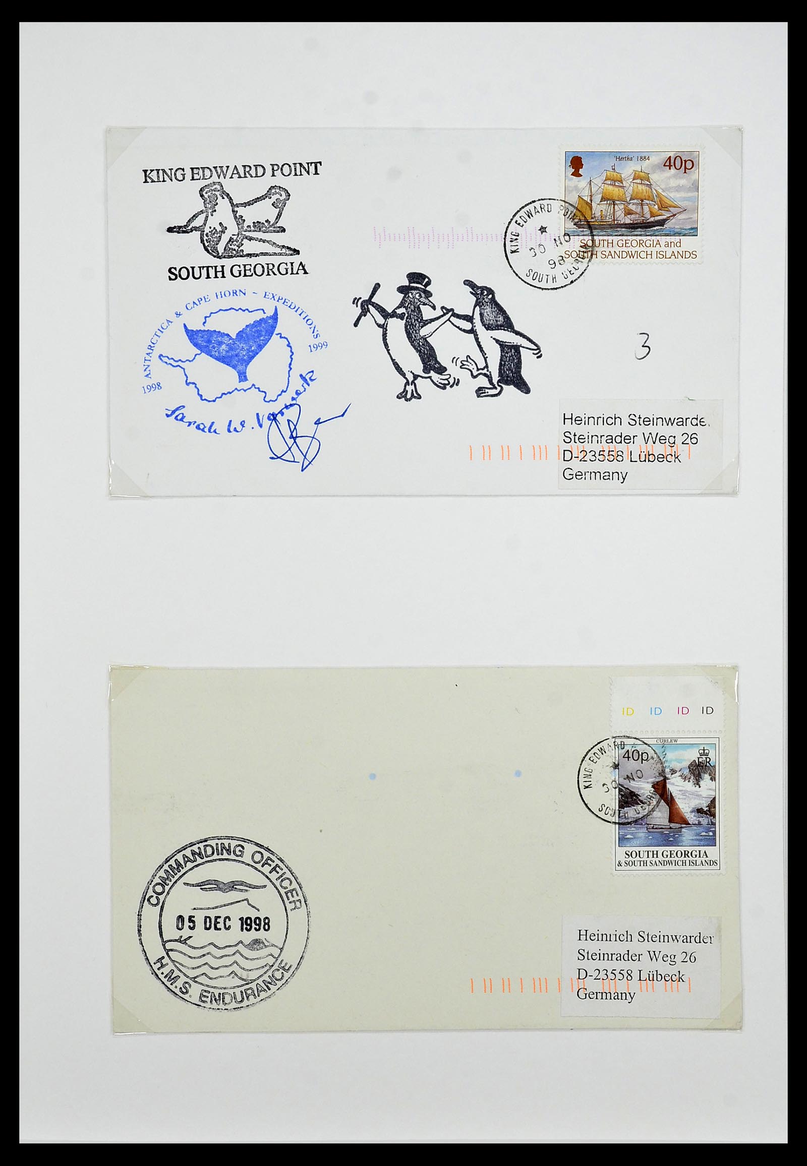 34222 079 - Stamp collection 34222 Falkland Dependencies 1891-1987.