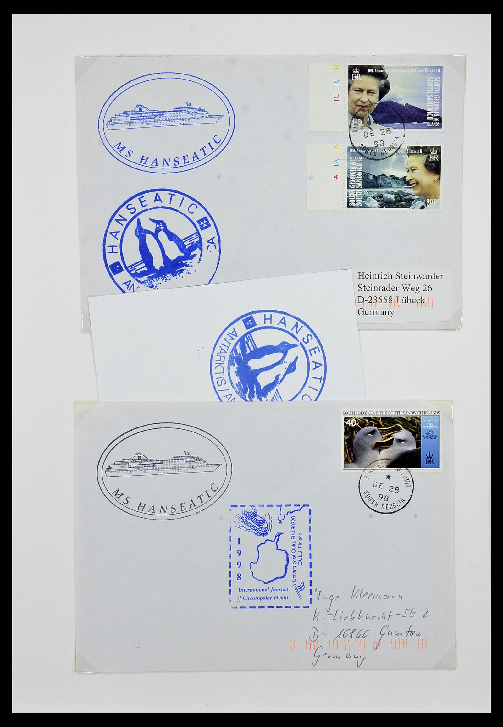 34222 081 - Stamp collection 34222 Falkland Dependencies 1891-1987.