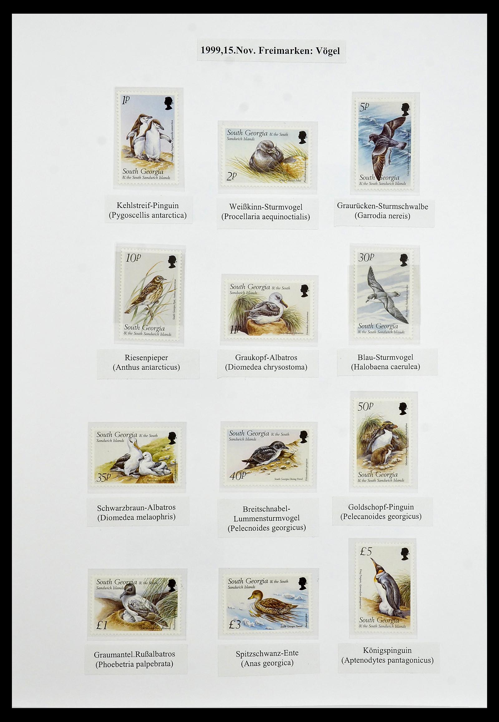34222 086 - Stamp collection 34222 Falkland Dependencies 1891-1987.