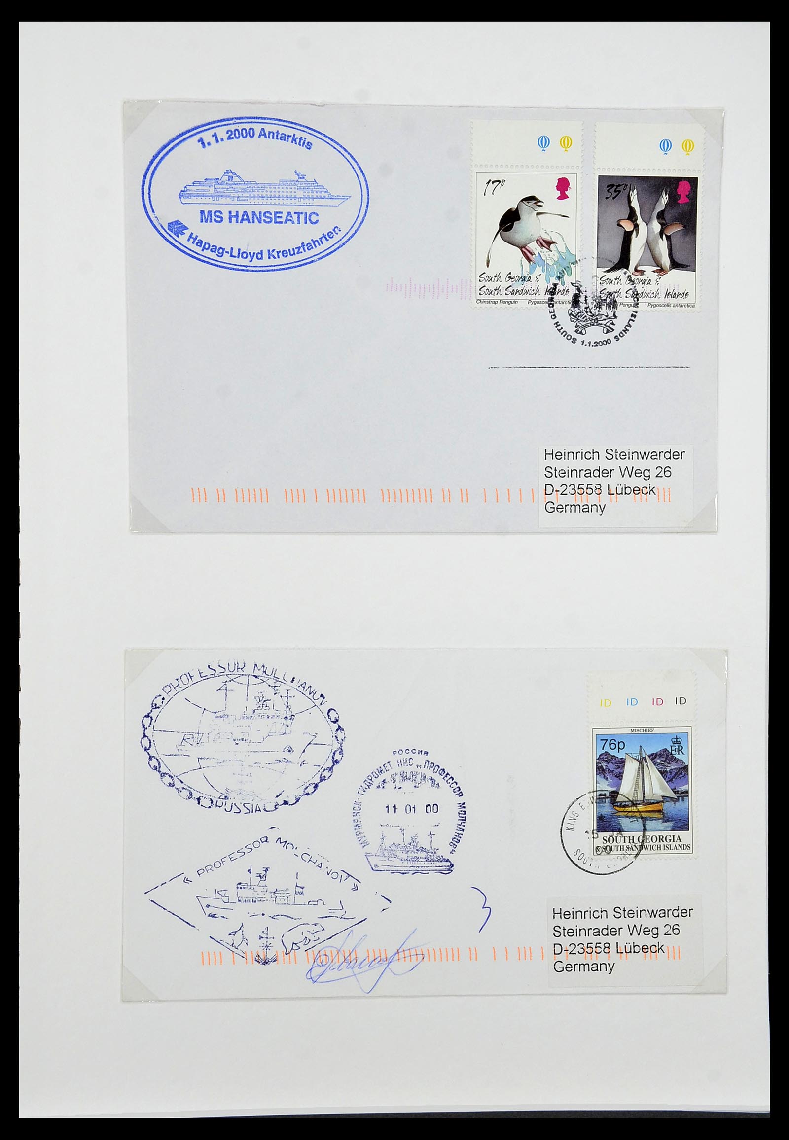 34222 097 - Stamp collection 34222 Falkland Dependencies 1891-1987.