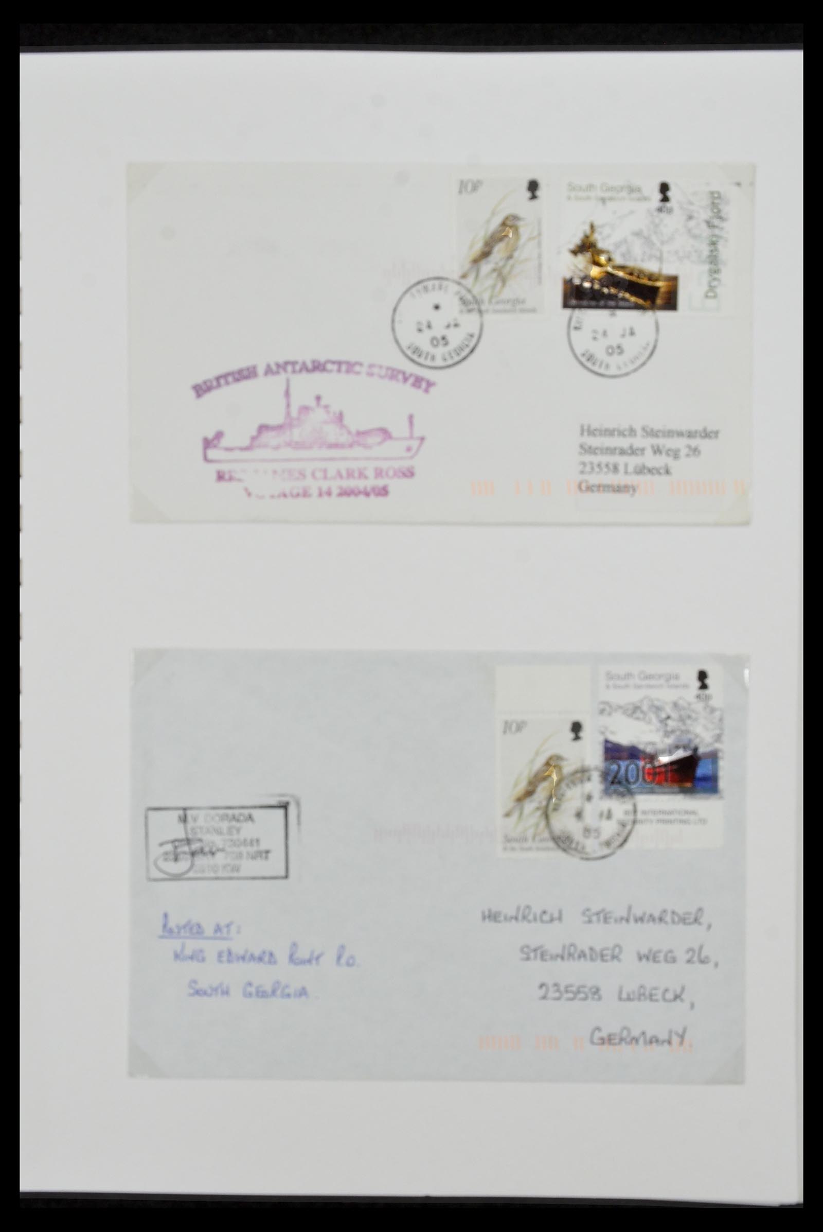 34222 142 - Stamp collection 34222 Falkland Dependencies 1891-1987.