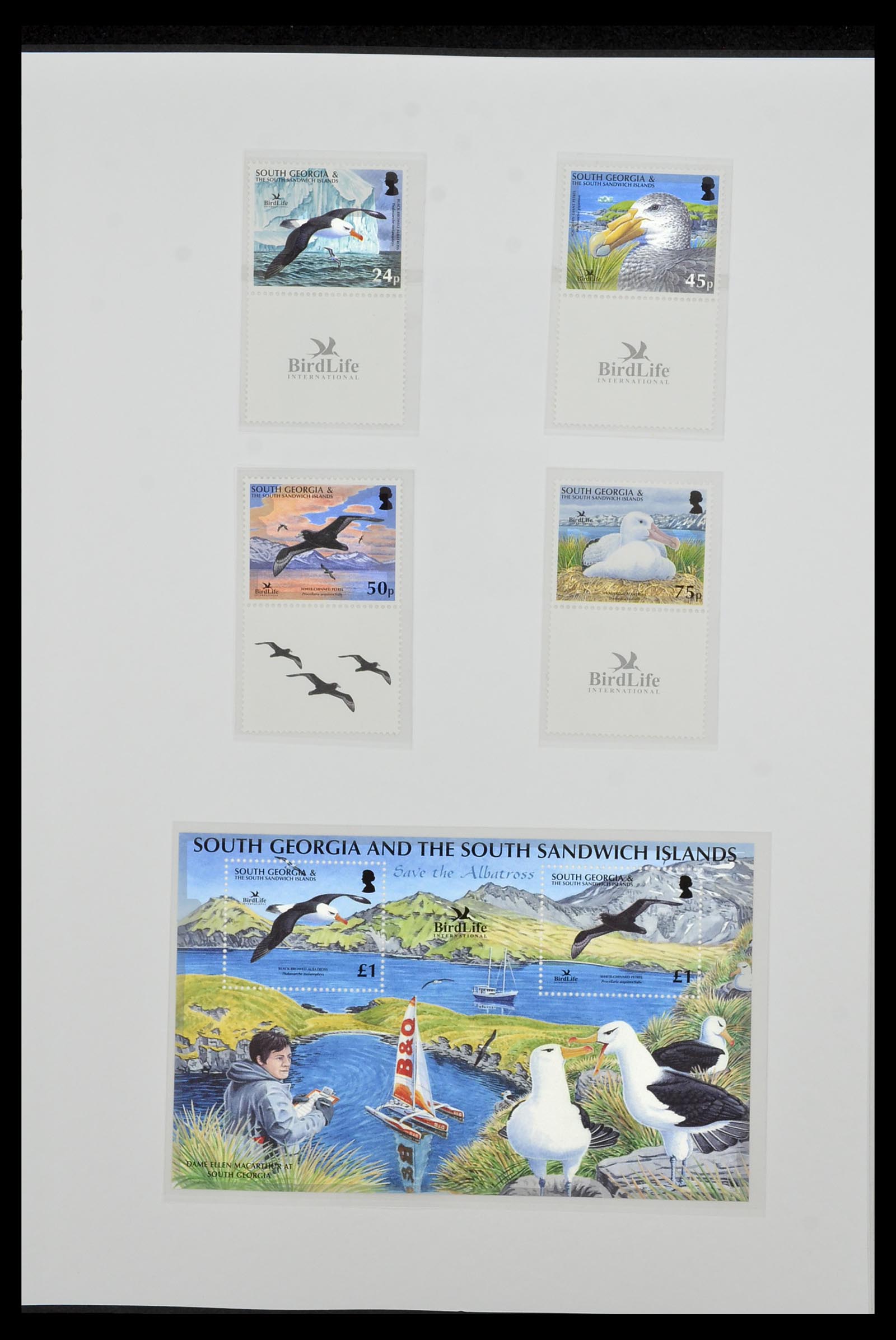 34222 146 - Stamp collection 34222 Falkland Dependencies 1891-1987.