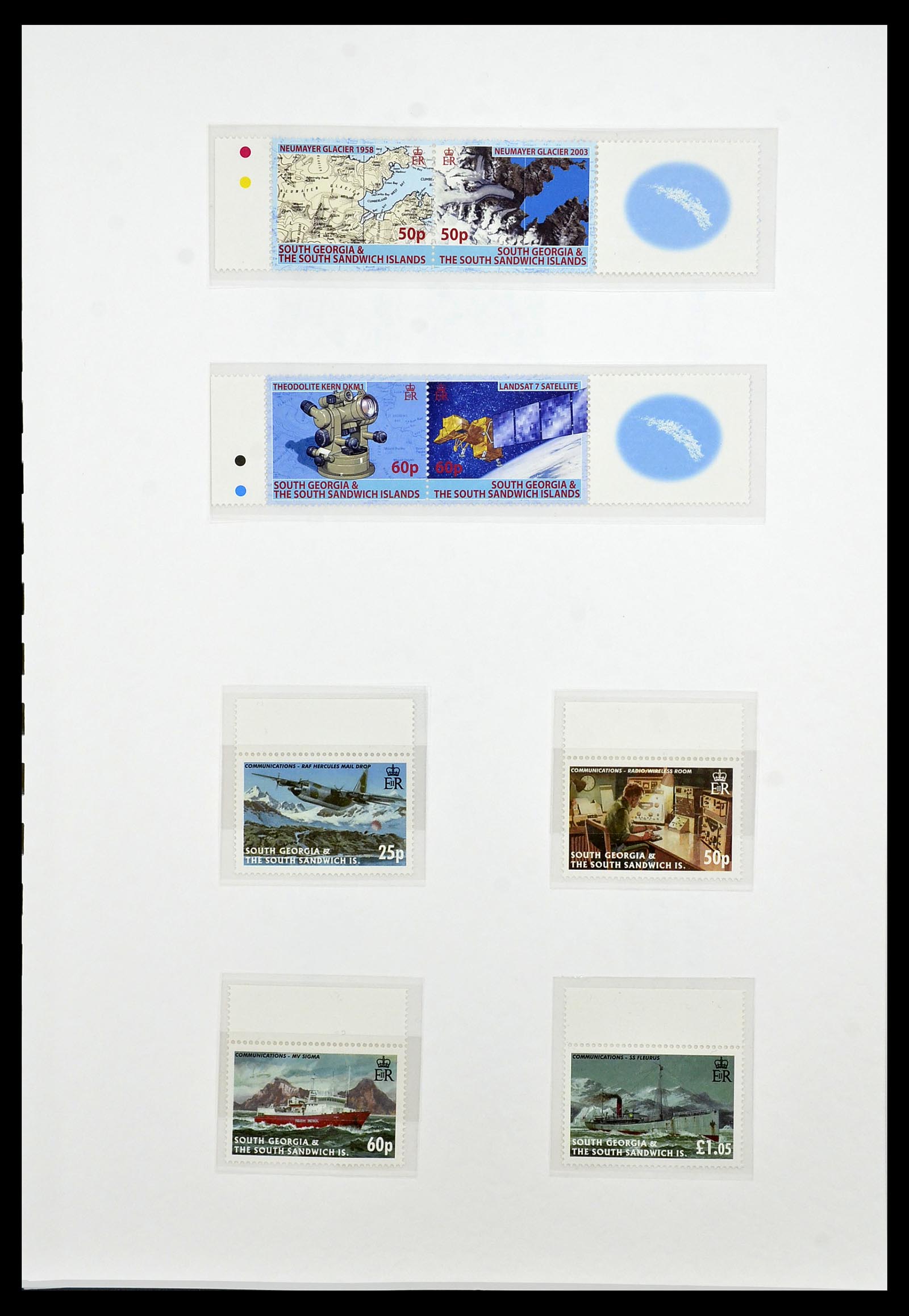 34222 151 - Stamp collection 34222 Falkland Dependencies 1891-1987.