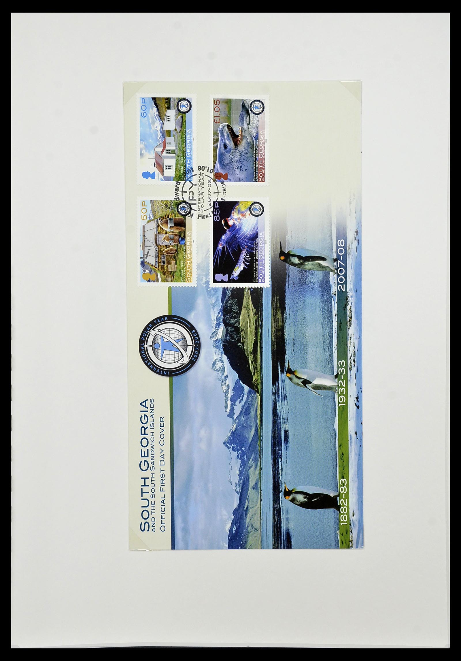 34222 163 - Stamp collection 34222 Falkland Dependencies 1891-1987.