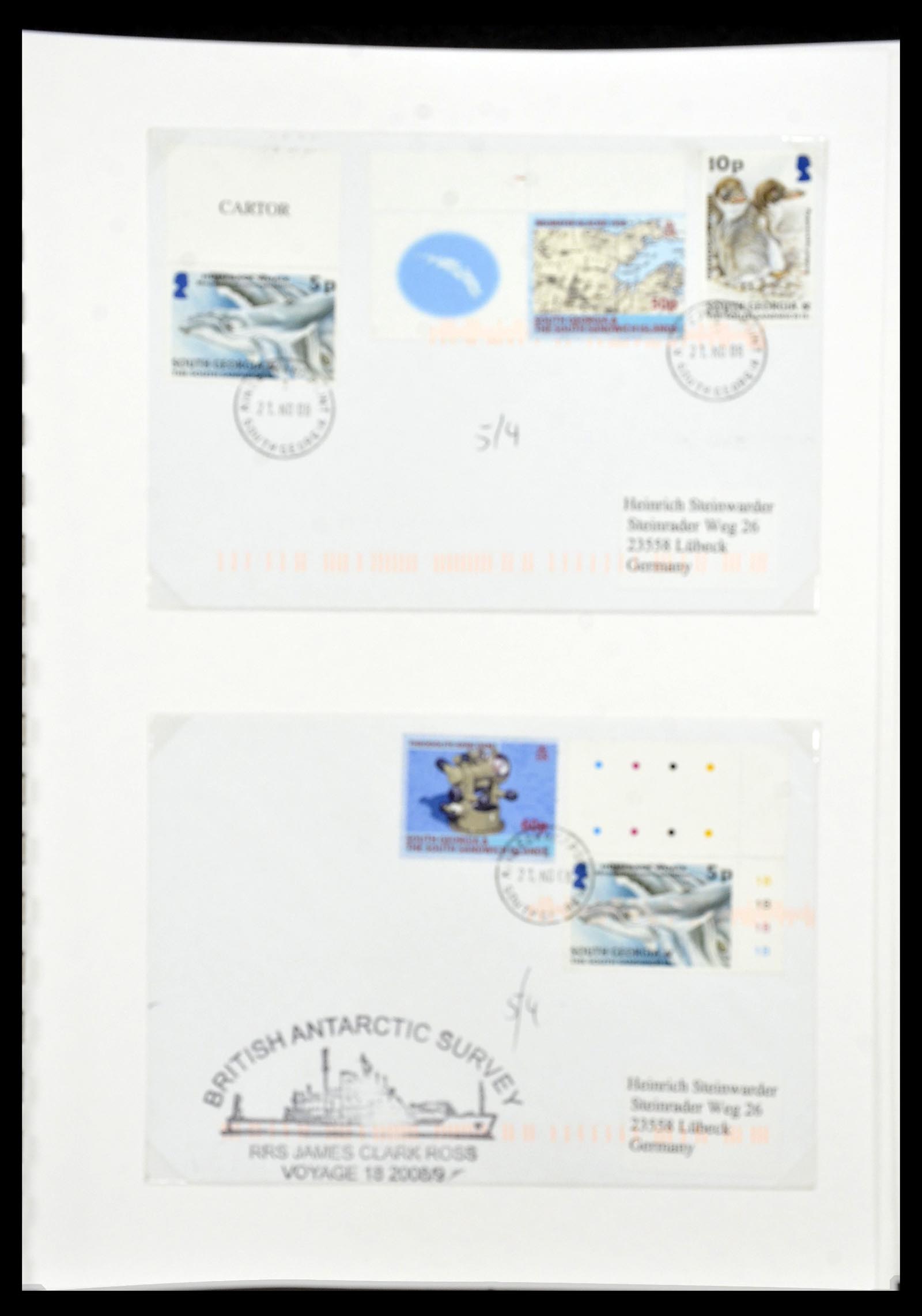 34222 168 - Stamp collection 34222 Falkland Dependencies 1891-1987.