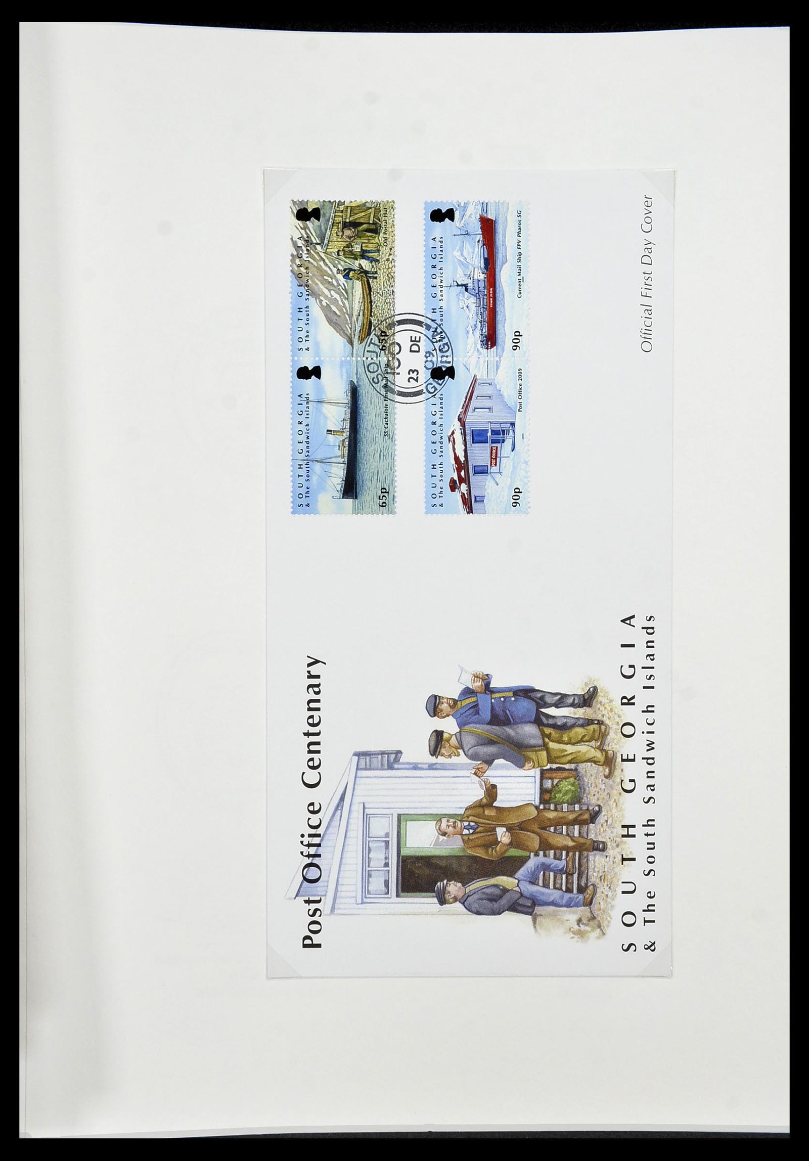 34222 176 - Stamp collection 34222 Falkland Dependencies 1891-1987.