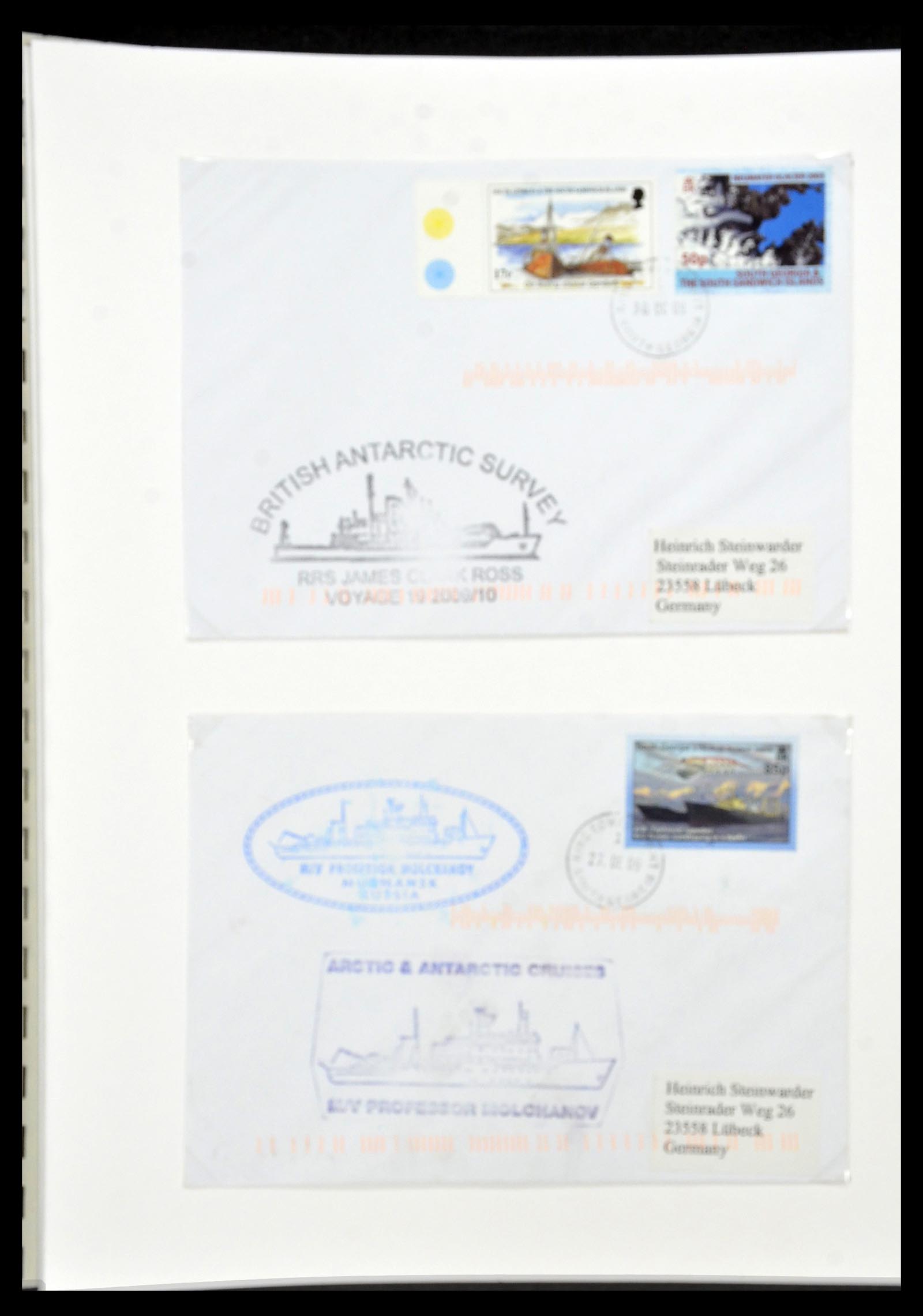 34222 178 - Stamp collection 34222 Falkland Dependencies 1891-1987.