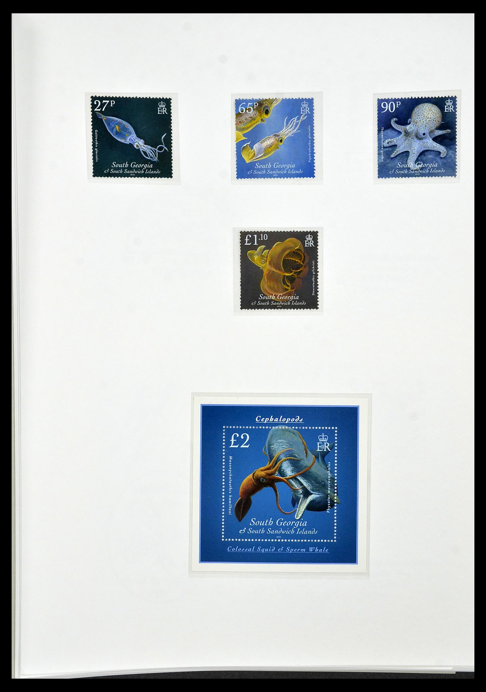 34222 182 - Stamp collection 34222 Falkland Dependencies 1891-1987.