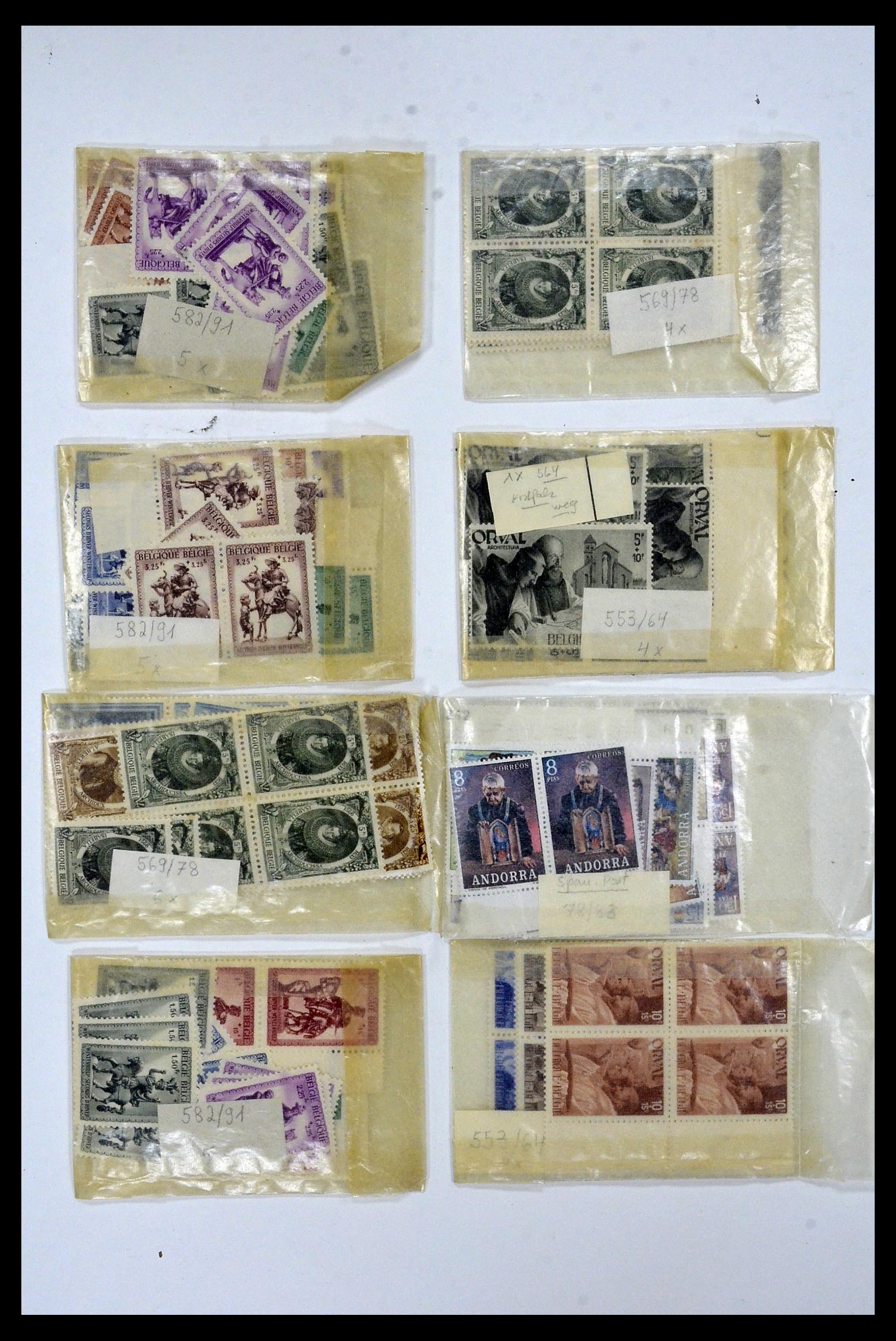 34223 001 - Postzegelverzameling 34223 Europese landen postfris 1940-1975.