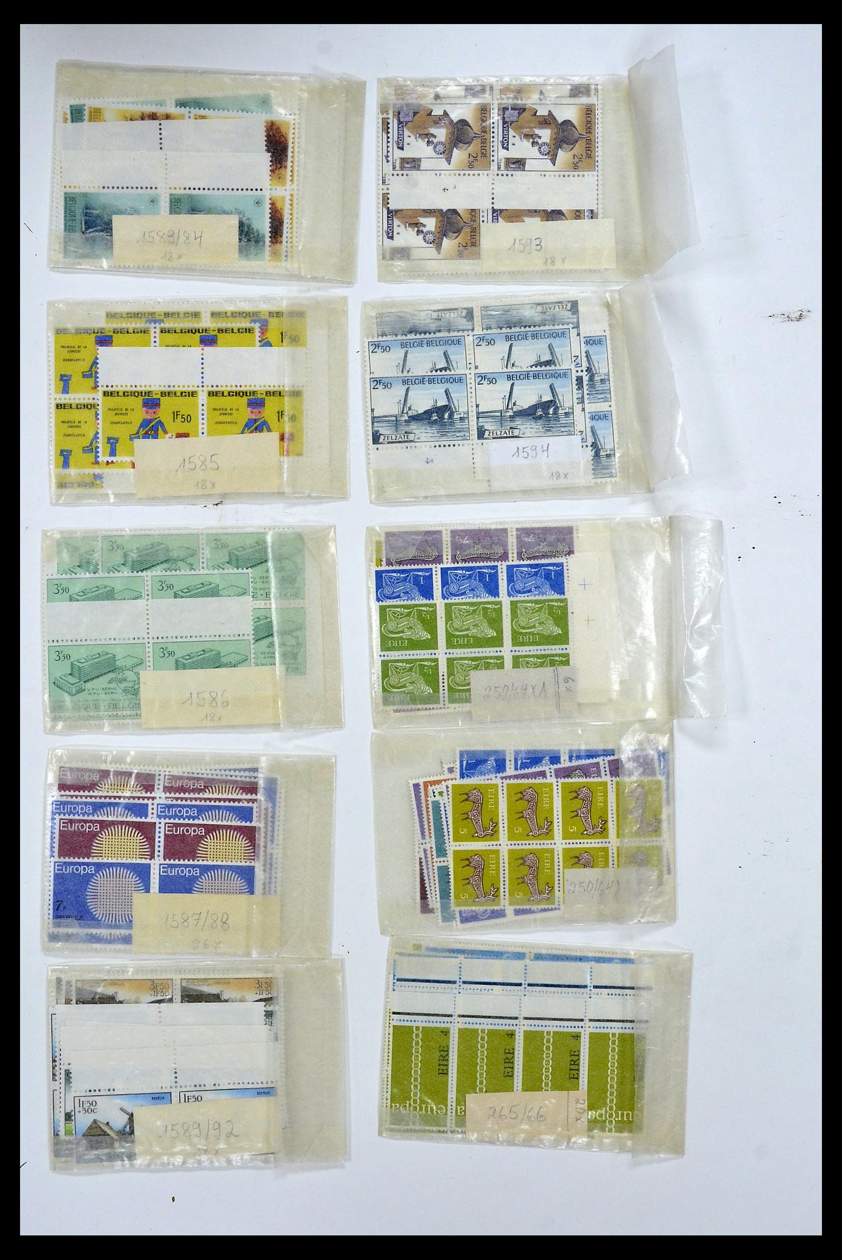 34223 011 - Postzegelverzameling 34223 Europese landen postfris 1940-1975.