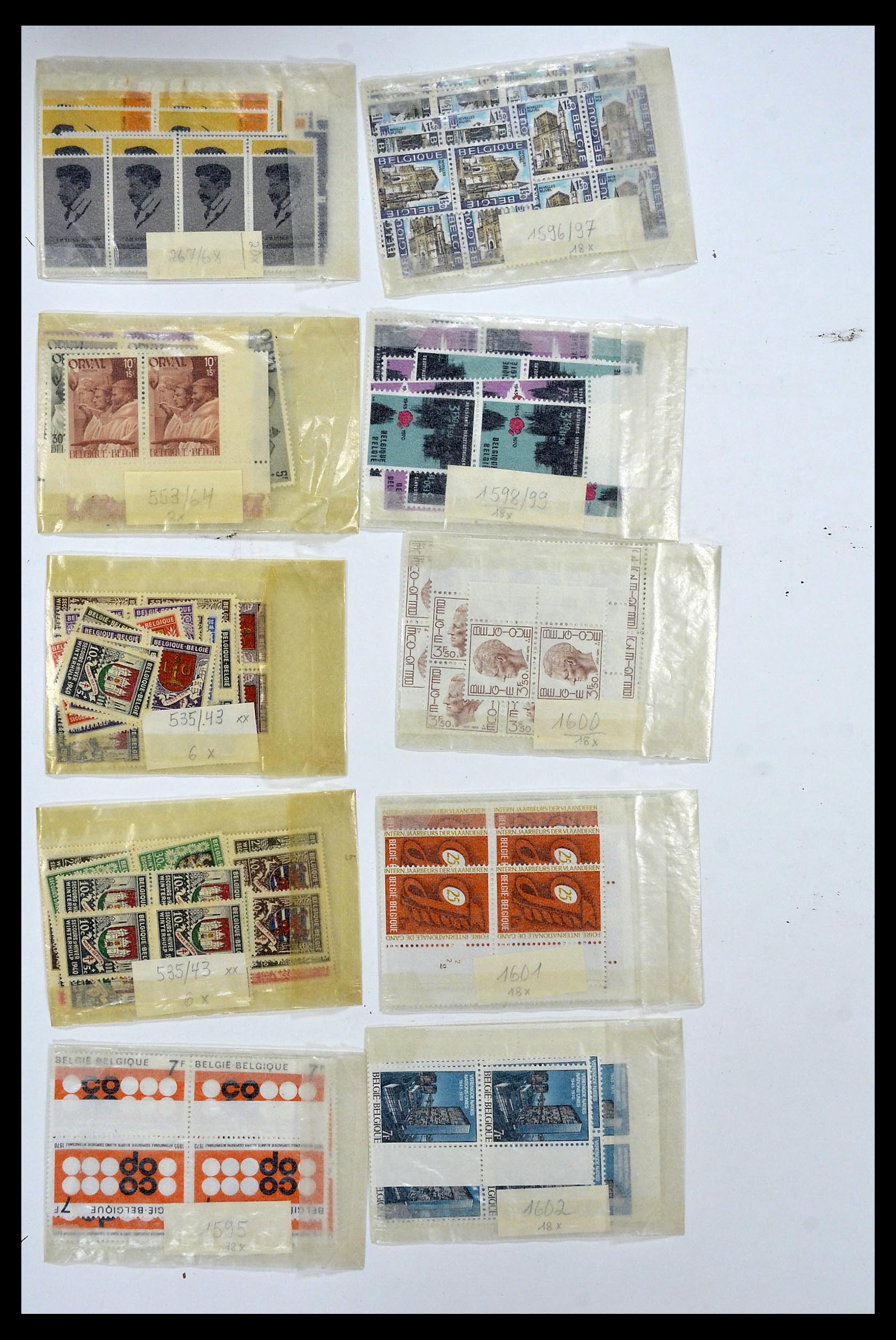 34223 012 - Postzegelverzameling 34223 Europese landen postfris 1940-1975.