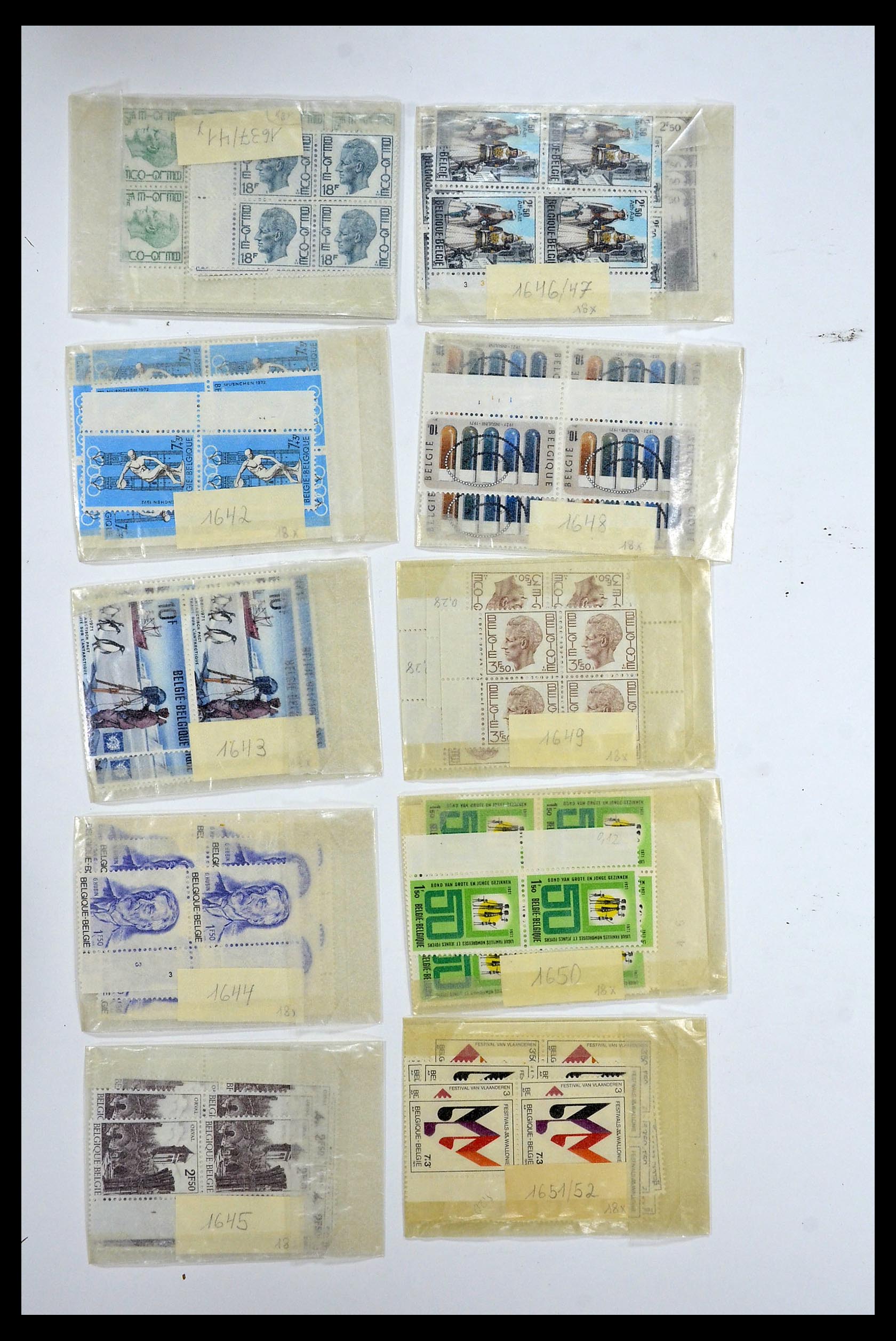 34223 015 - Postzegelverzameling 34223 Europese landen postfris 1940-1975.