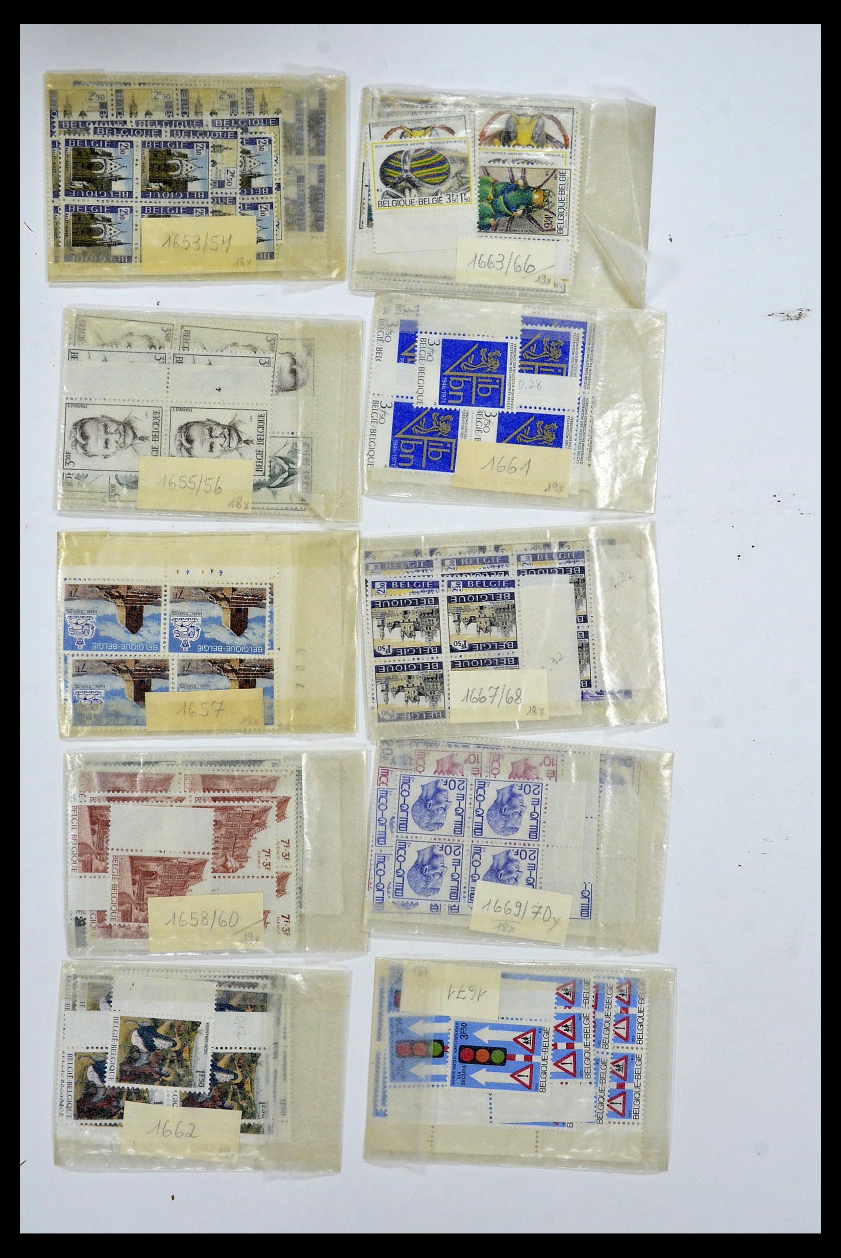 34223 016 - Postzegelverzameling 34223 Europese landen postfris 1940-1975.