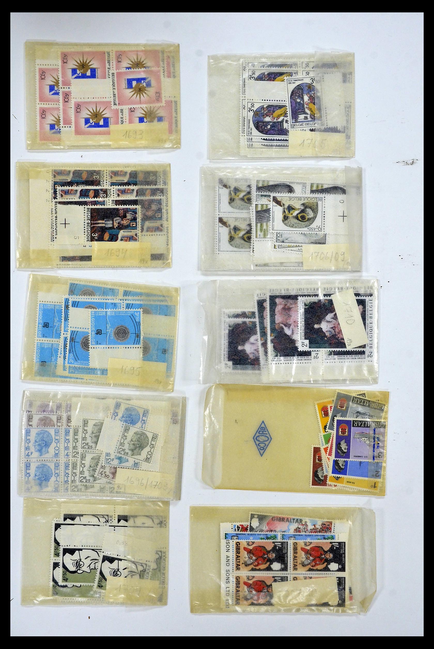 34223 018 - Postzegelverzameling 34223 Europese landen postfris 1940-1975.