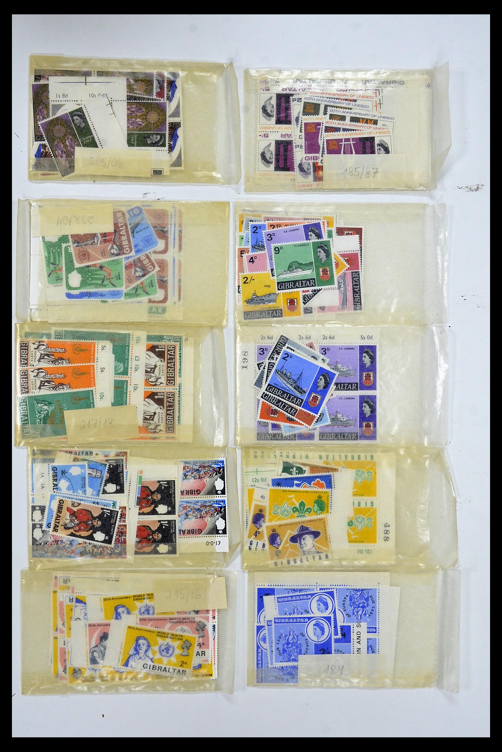 34223 019 - Postzegelverzameling 34223 Europese landen postfris 1940-1975.