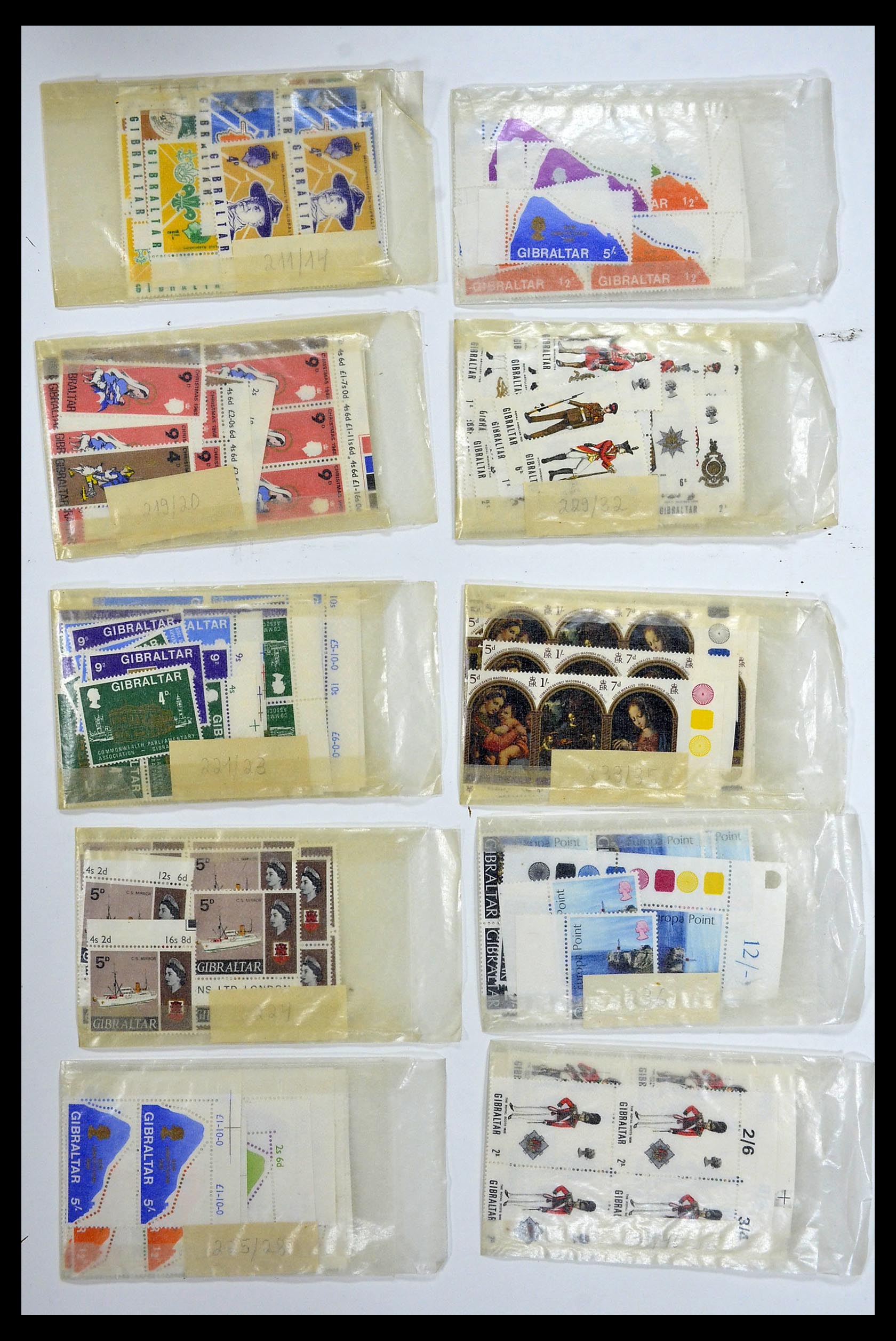 34223 020 - Postzegelverzameling 34223 Europese landen postfris 1940-1975.