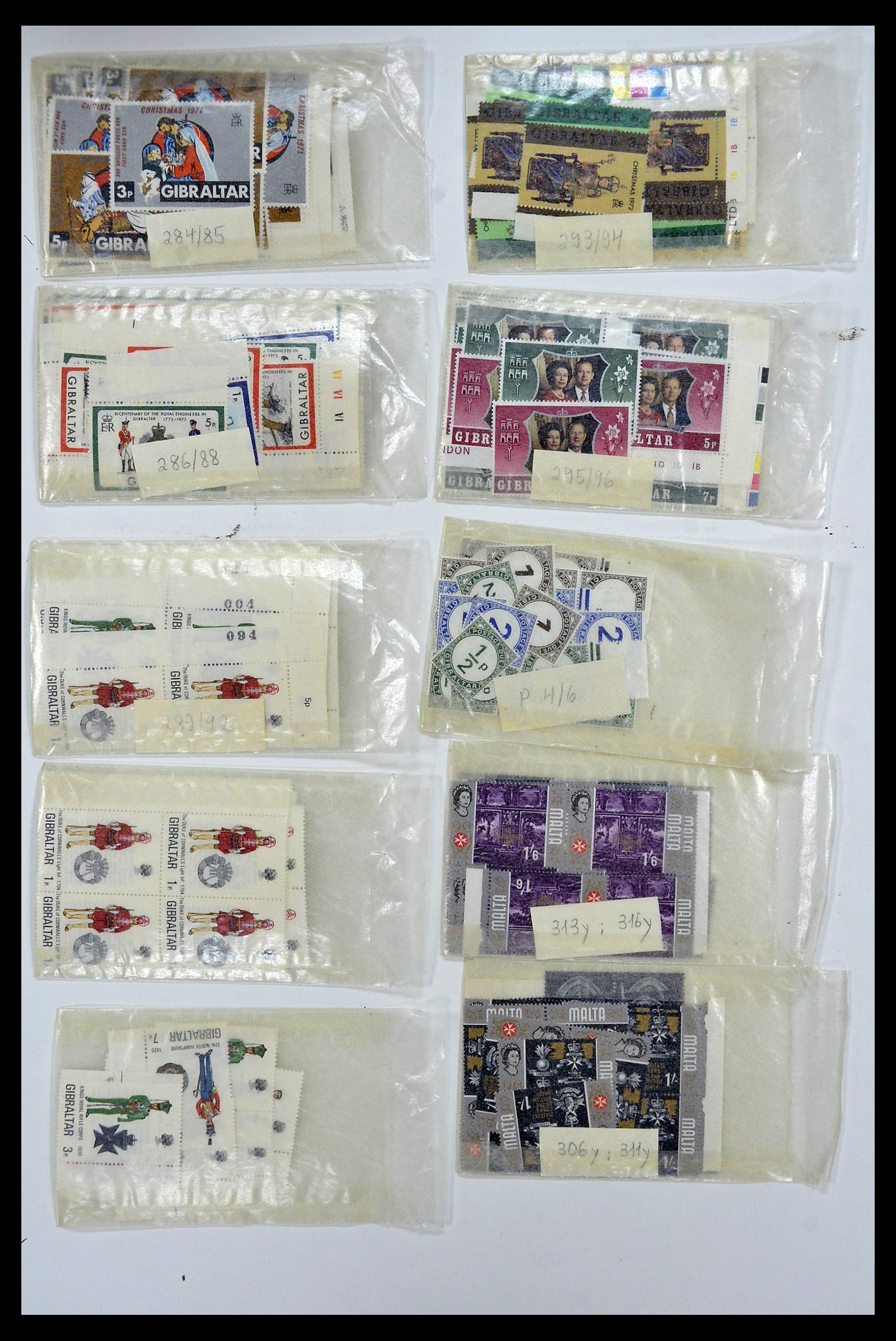 34223 022 - Postzegelverzameling 34223 Europese landen postfris 1940-1975.