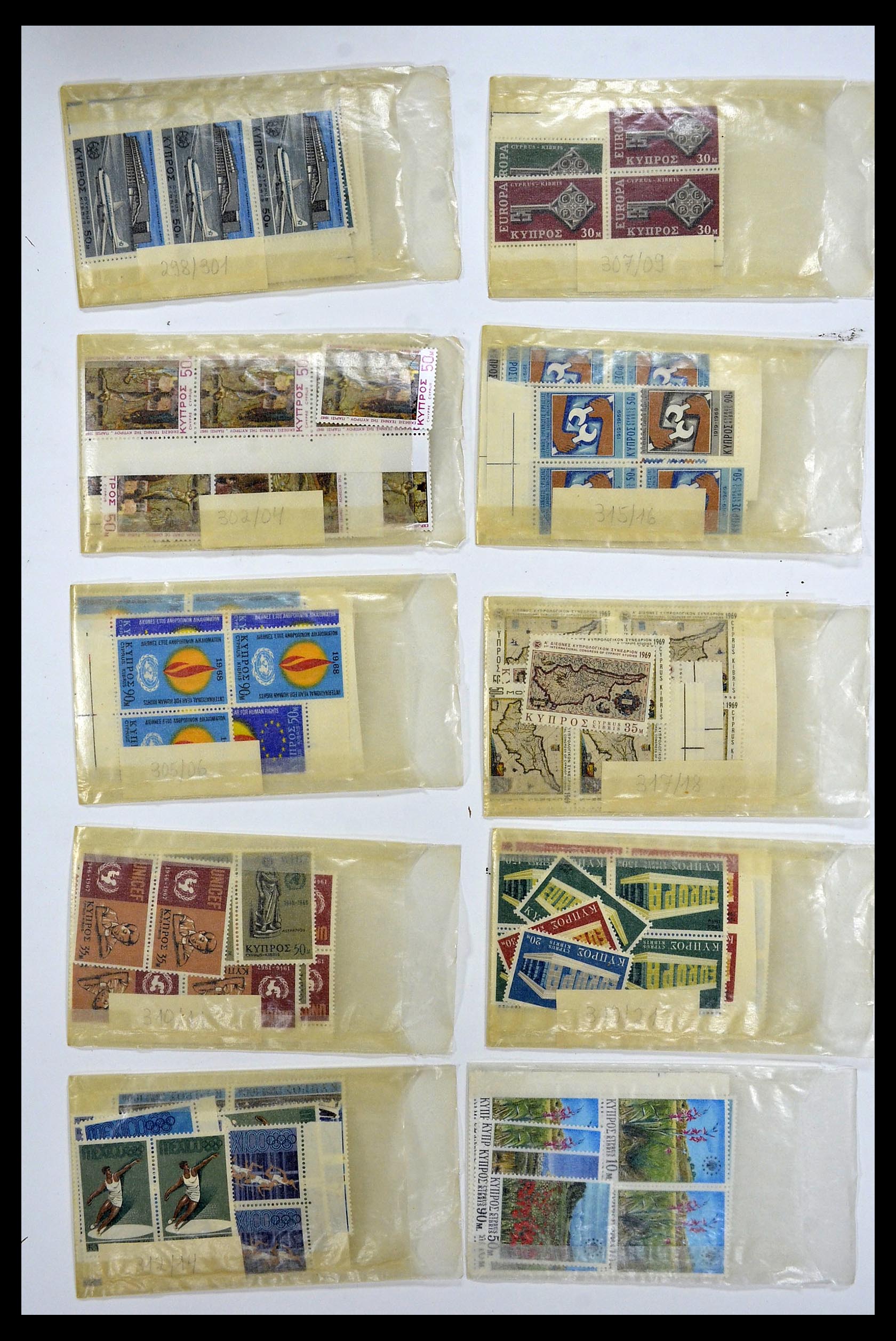 34223 028 - Postzegelverzameling 34223 Europese landen postfris 1940-1975.