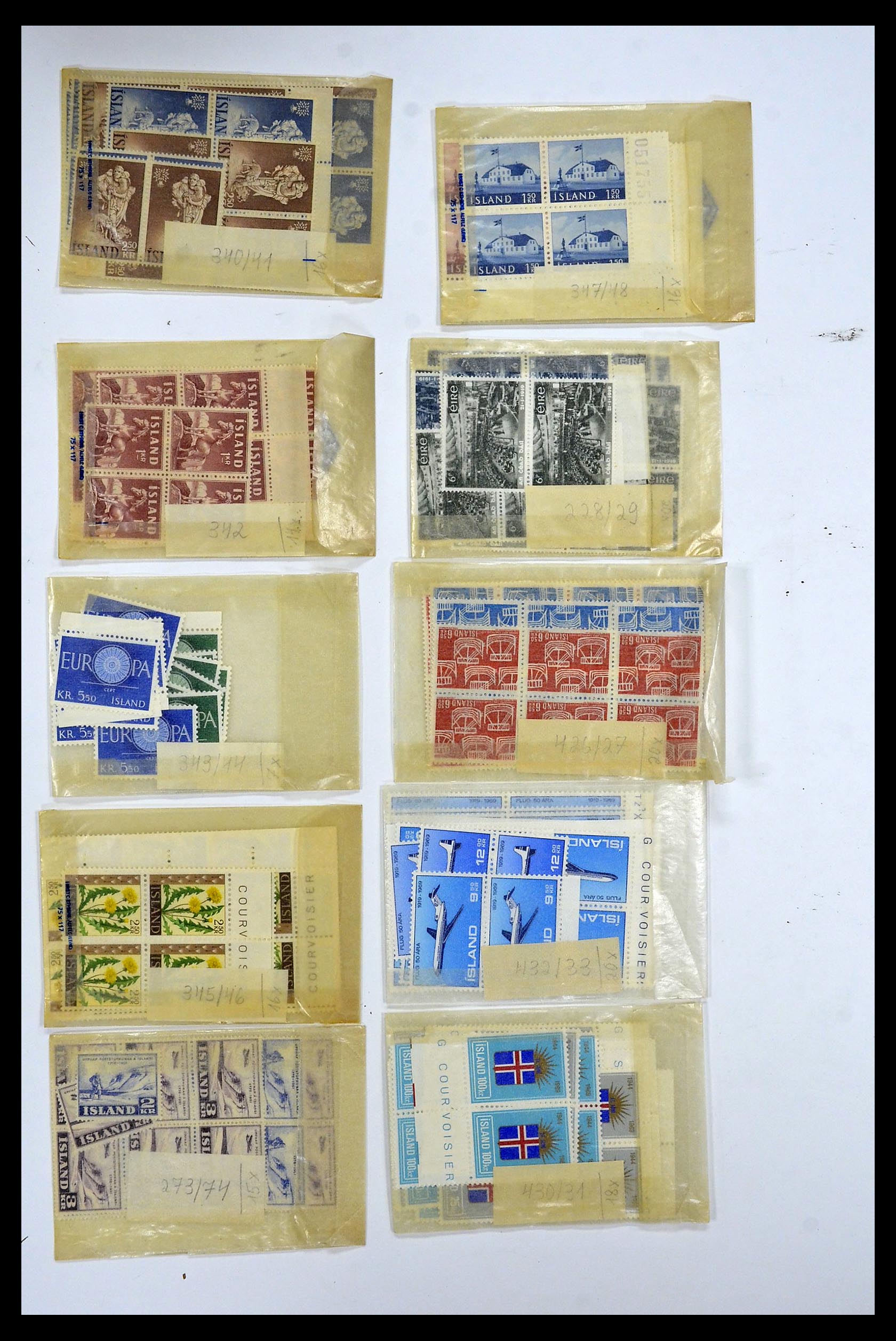34223 051 - Postzegelverzameling 34223 Europese landen postfris 1940-1975.