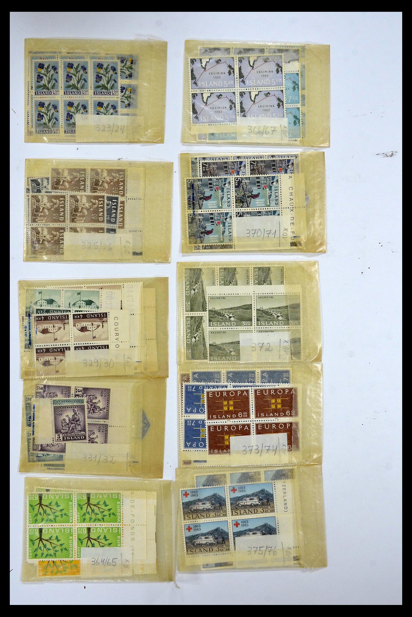 34223 053 - Postzegelverzameling 34223 Europese landen postfris 1940-1975.