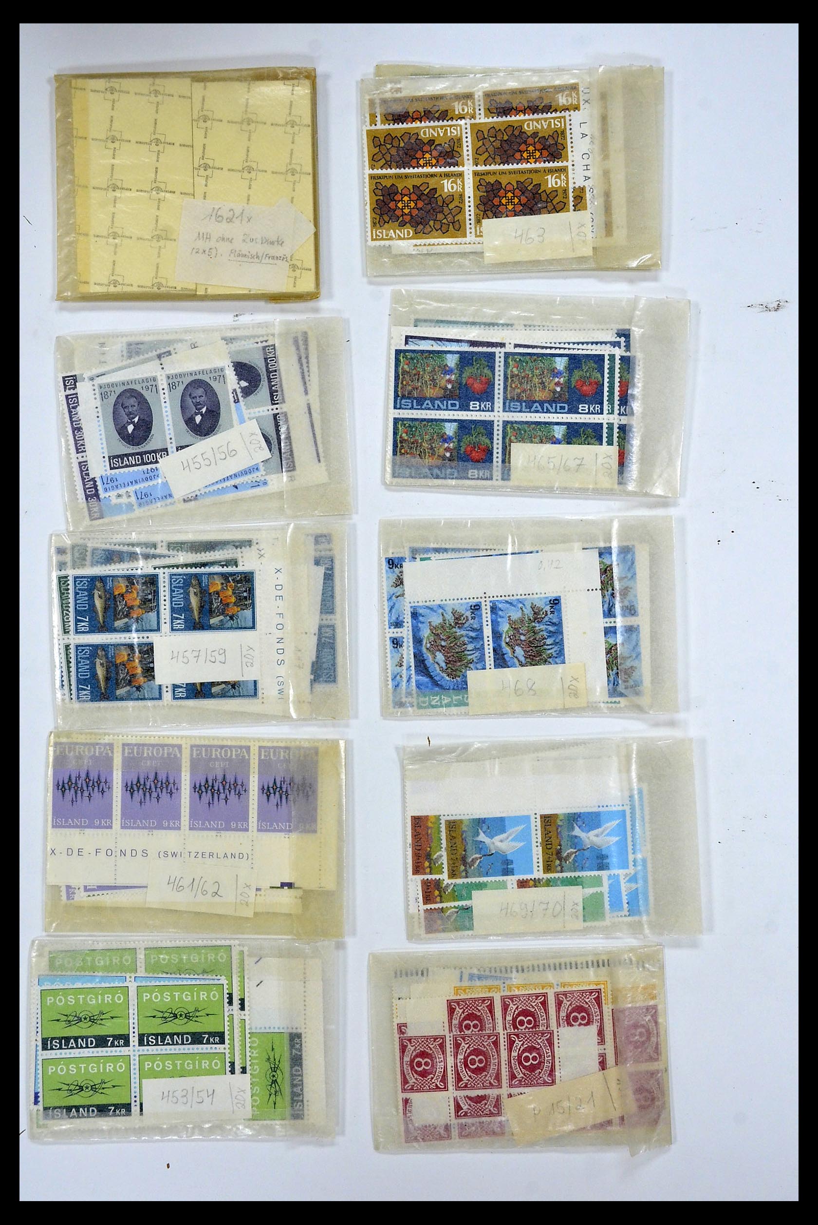 34223 054 - Postzegelverzameling 34223 Europese landen postfris 1940-1975.