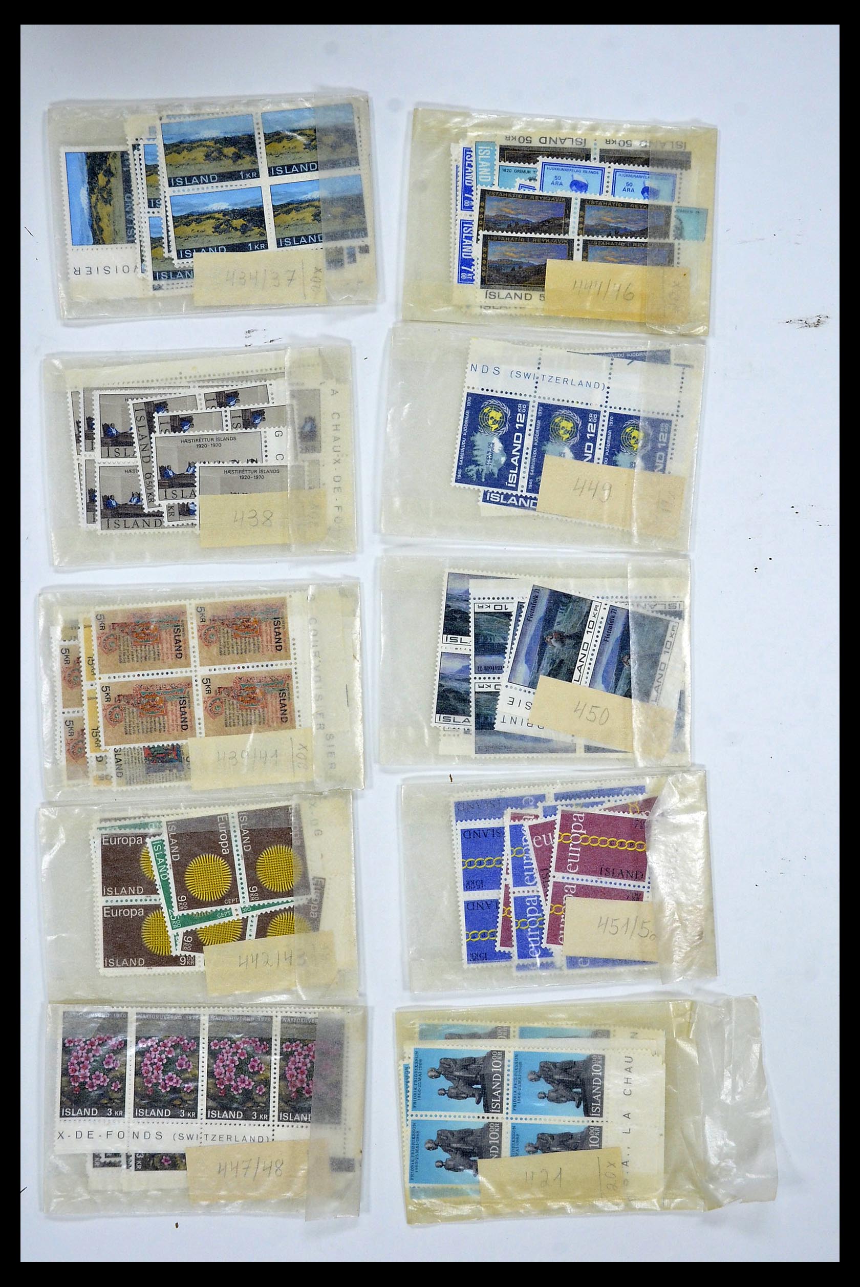 34223 055 - Postzegelverzameling 34223 Europese landen postfris 1940-1975.