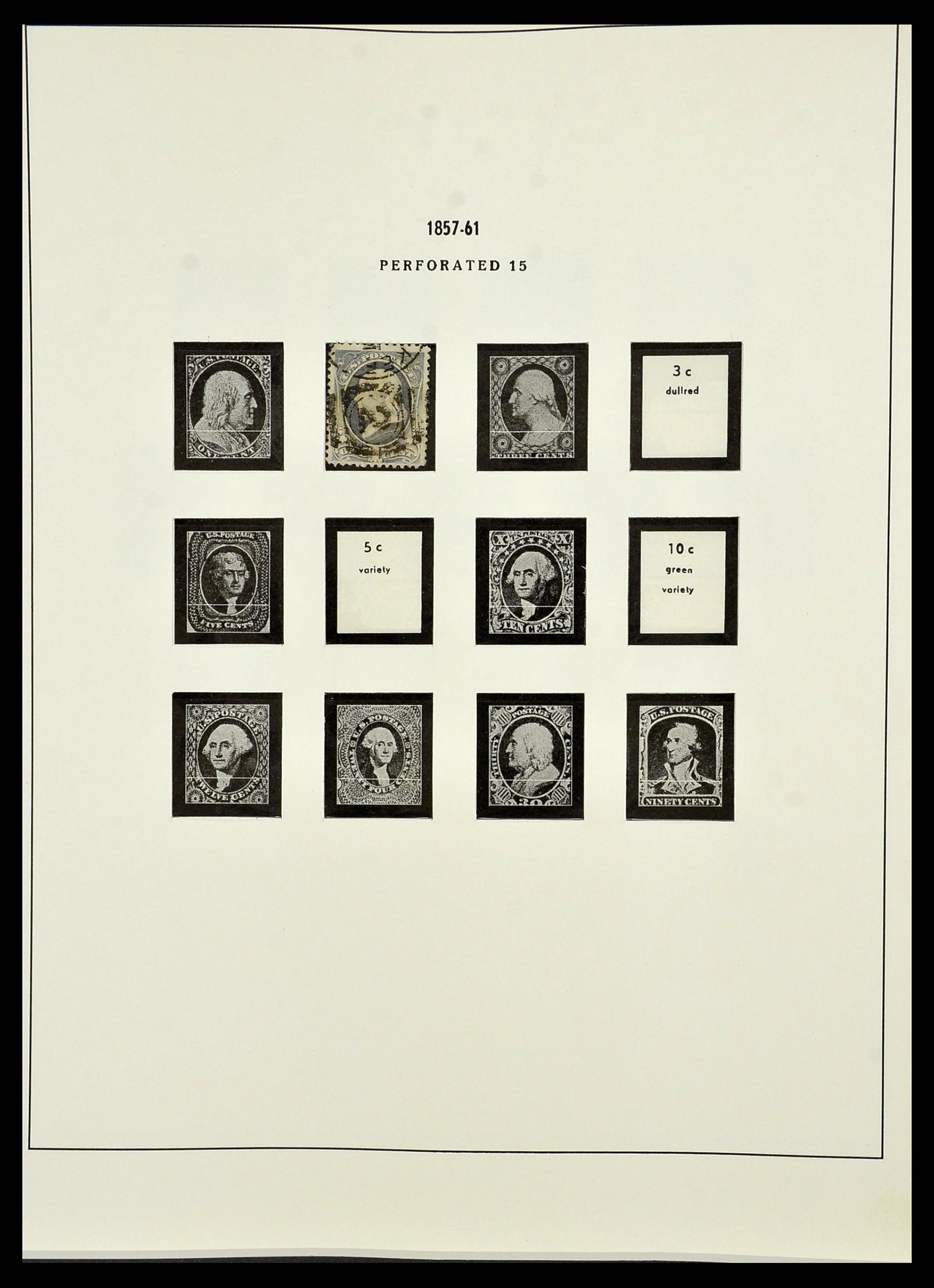34224 001 - Postzegelverzameling 34224 USA 1861-1977.