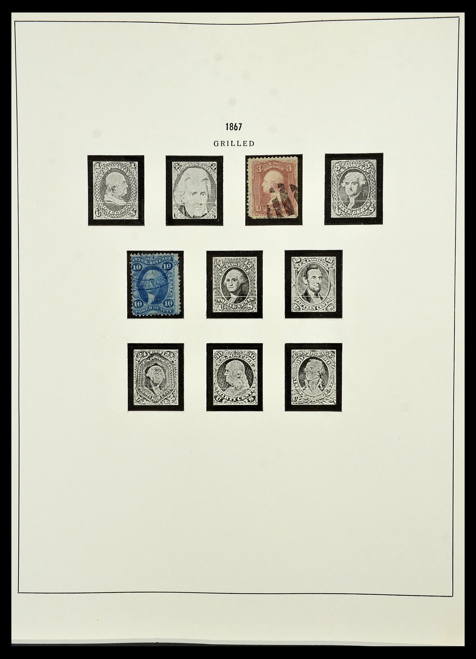 34224 003 - Postzegelverzameling 34224 USA 1861-1977.