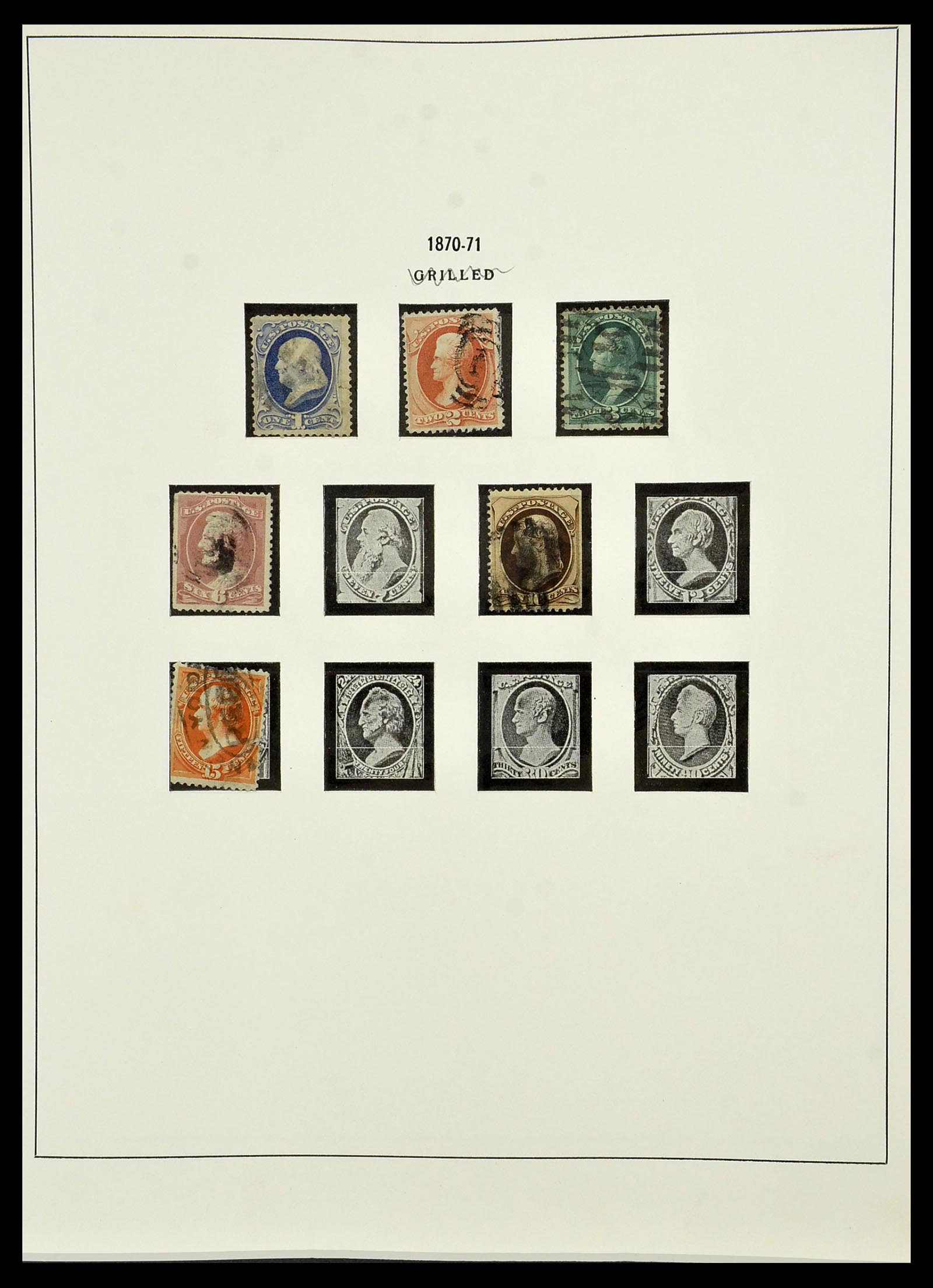 34224 005 - Postzegelverzameling 34224 USA 1861-1977.