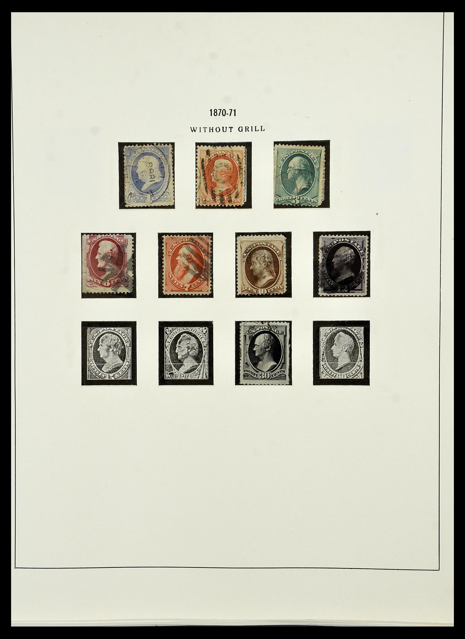 34224 006 - Postzegelverzameling 34224 USA 1861-1977.