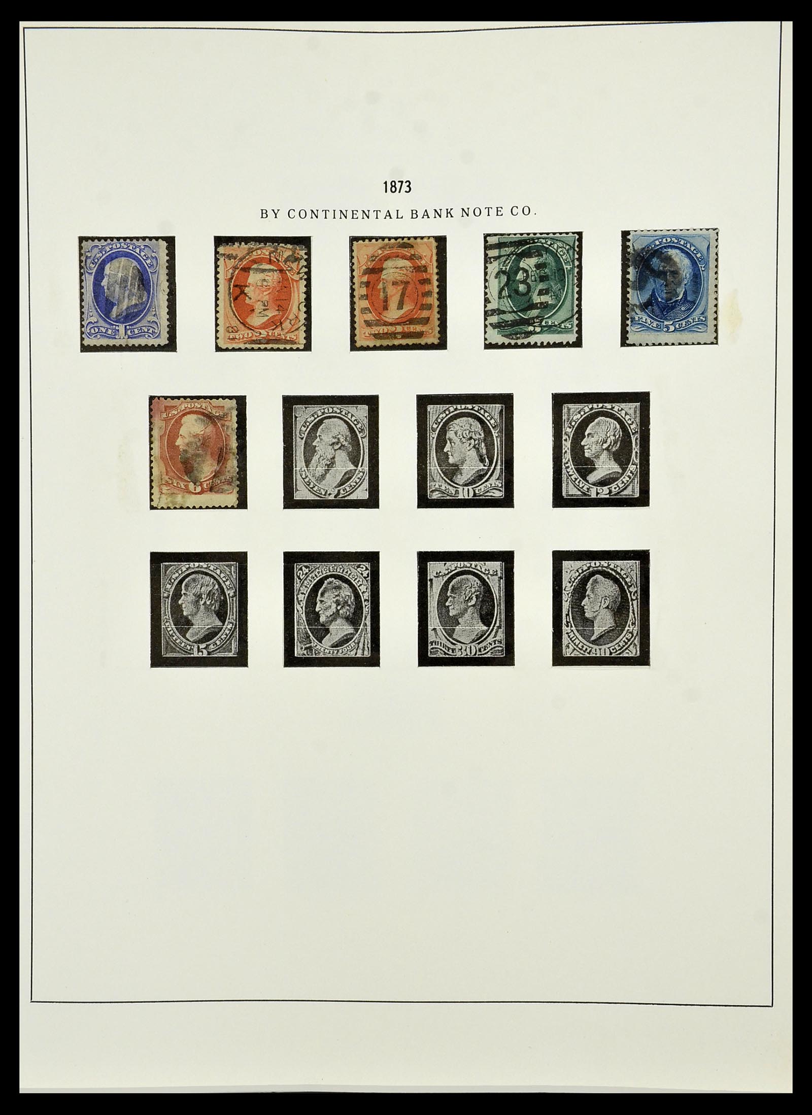 34224 007 - Postzegelverzameling 34224 USA 1861-1977.