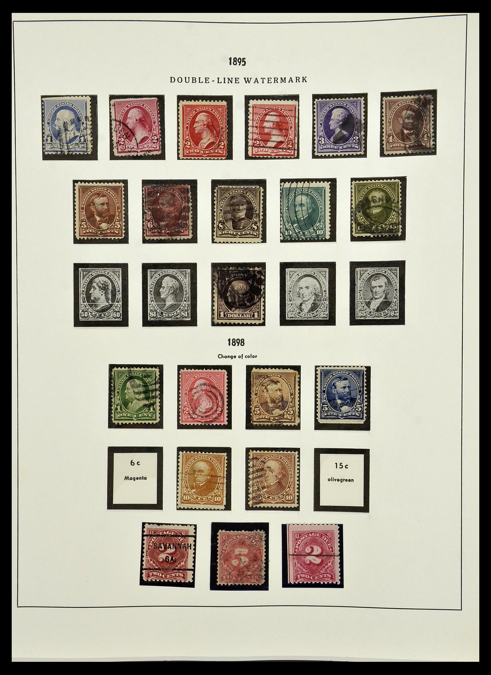 34224 014 - Postzegelverzameling 34224 USA 1861-1977.