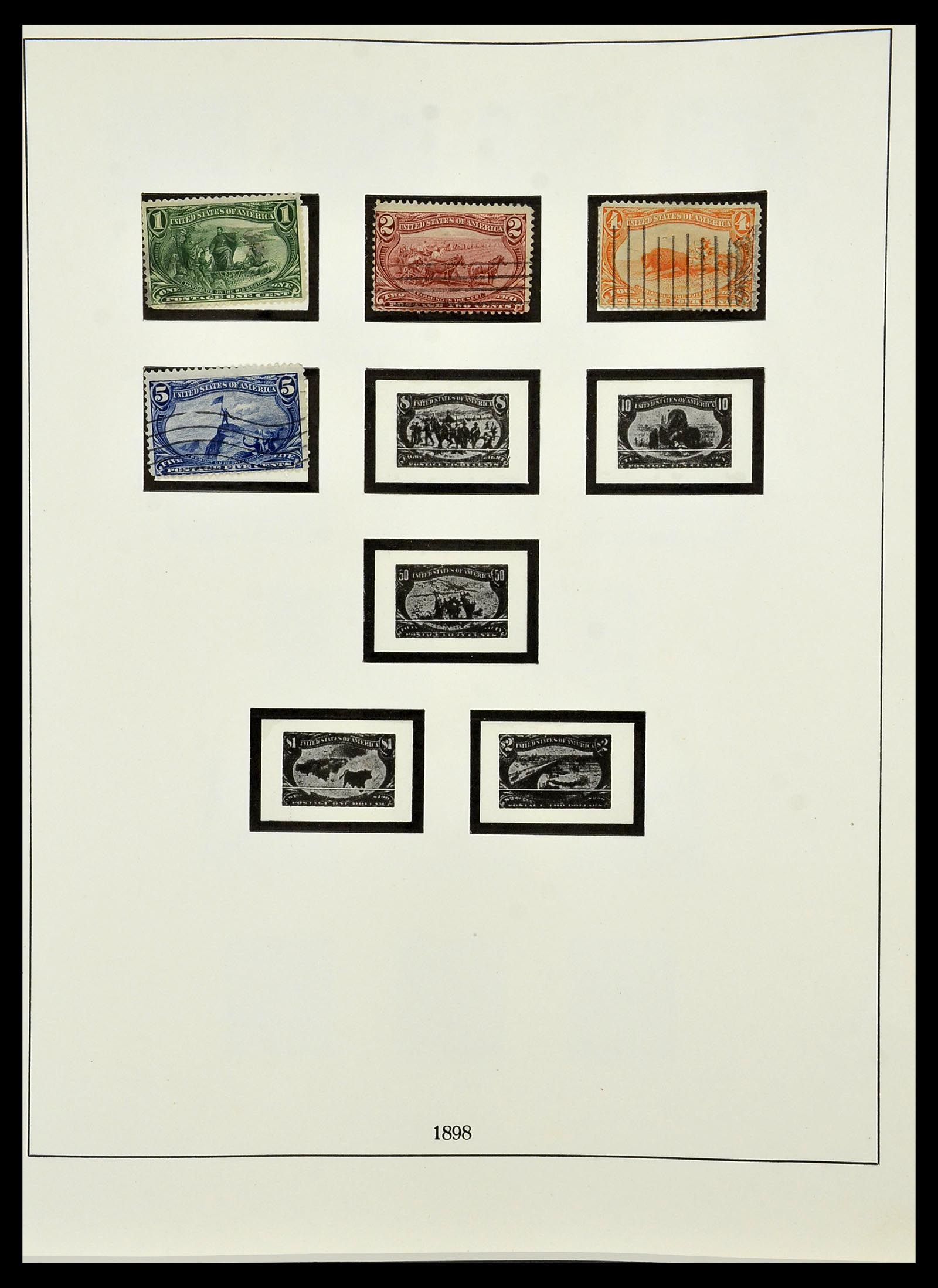 34224 015 - Postzegelverzameling 34224 USA 1861-1977.