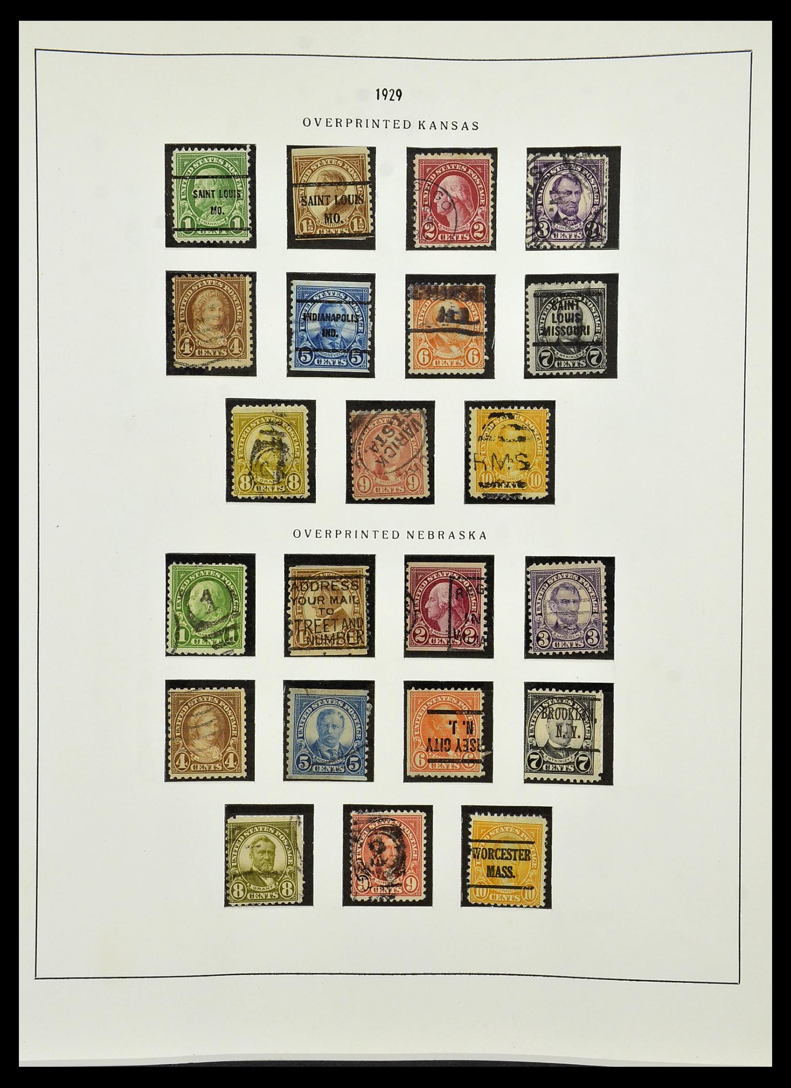 34224 040 - Stamp collection 34224 USA 1861-1977.