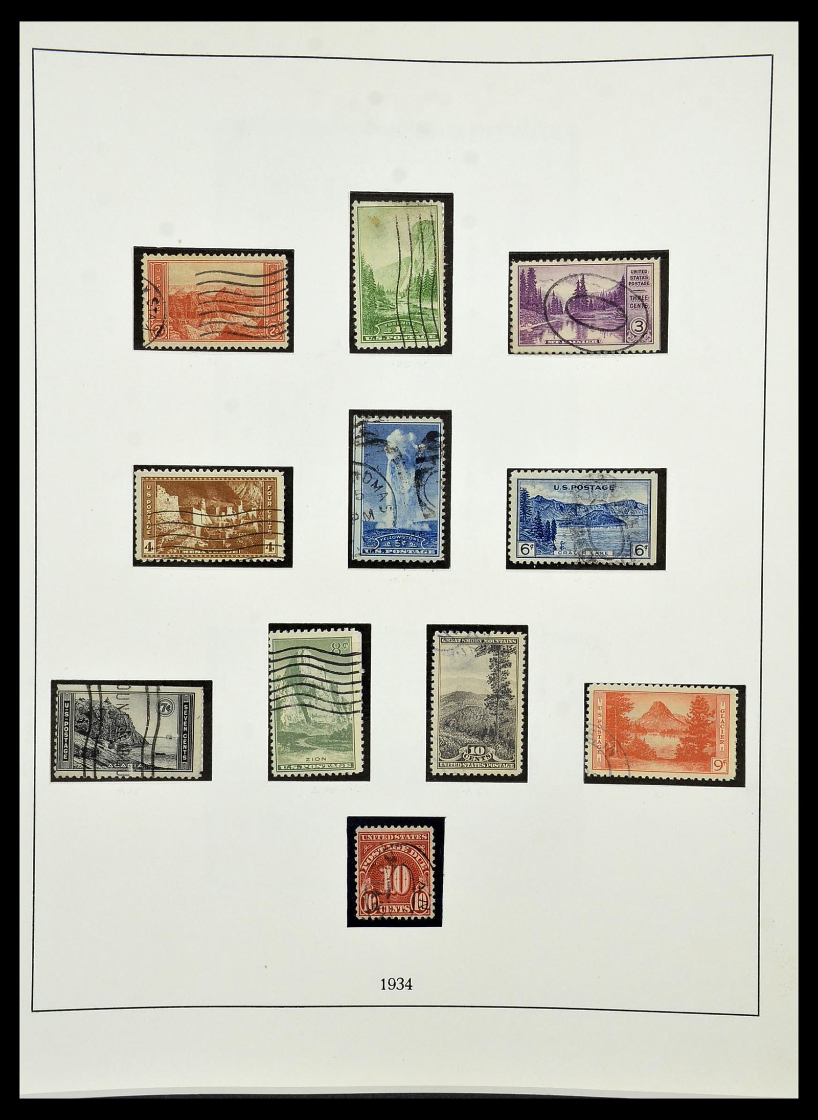 34224 045 - Postzegelverzameling 34224 USA 1861-1977.